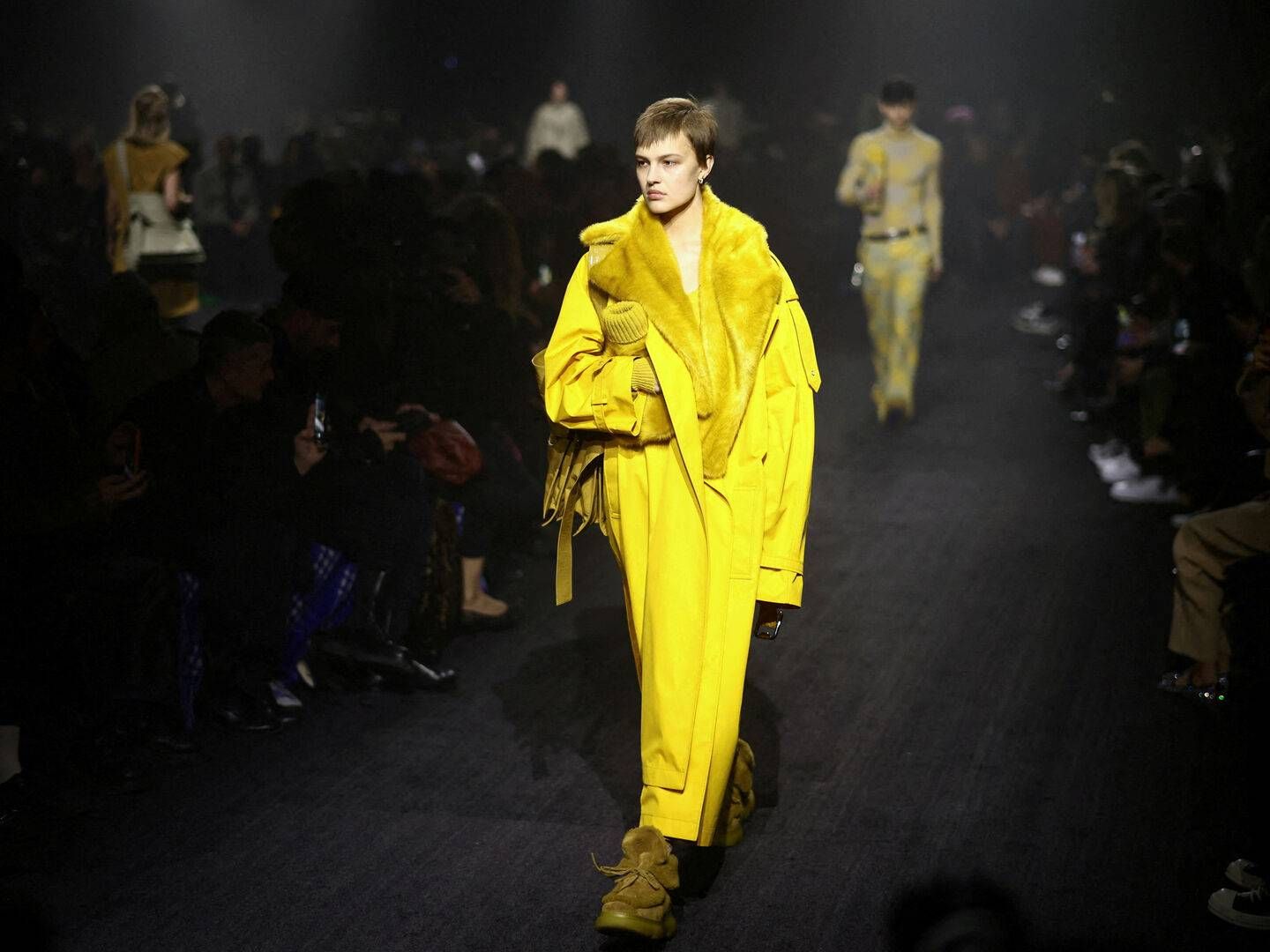 Burberrys efterårs- og vinterkollektion for 2023/24 blev præsenteret i februar under London Fashion Week i år. | Foto: Henry Nicholls/Reuters/Ritzau Scanpix