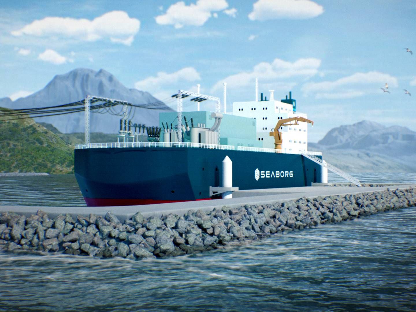 Floating nuclear power: This is what Seaborg's floating nuclear power reactor could look like | Photo: Seaborg