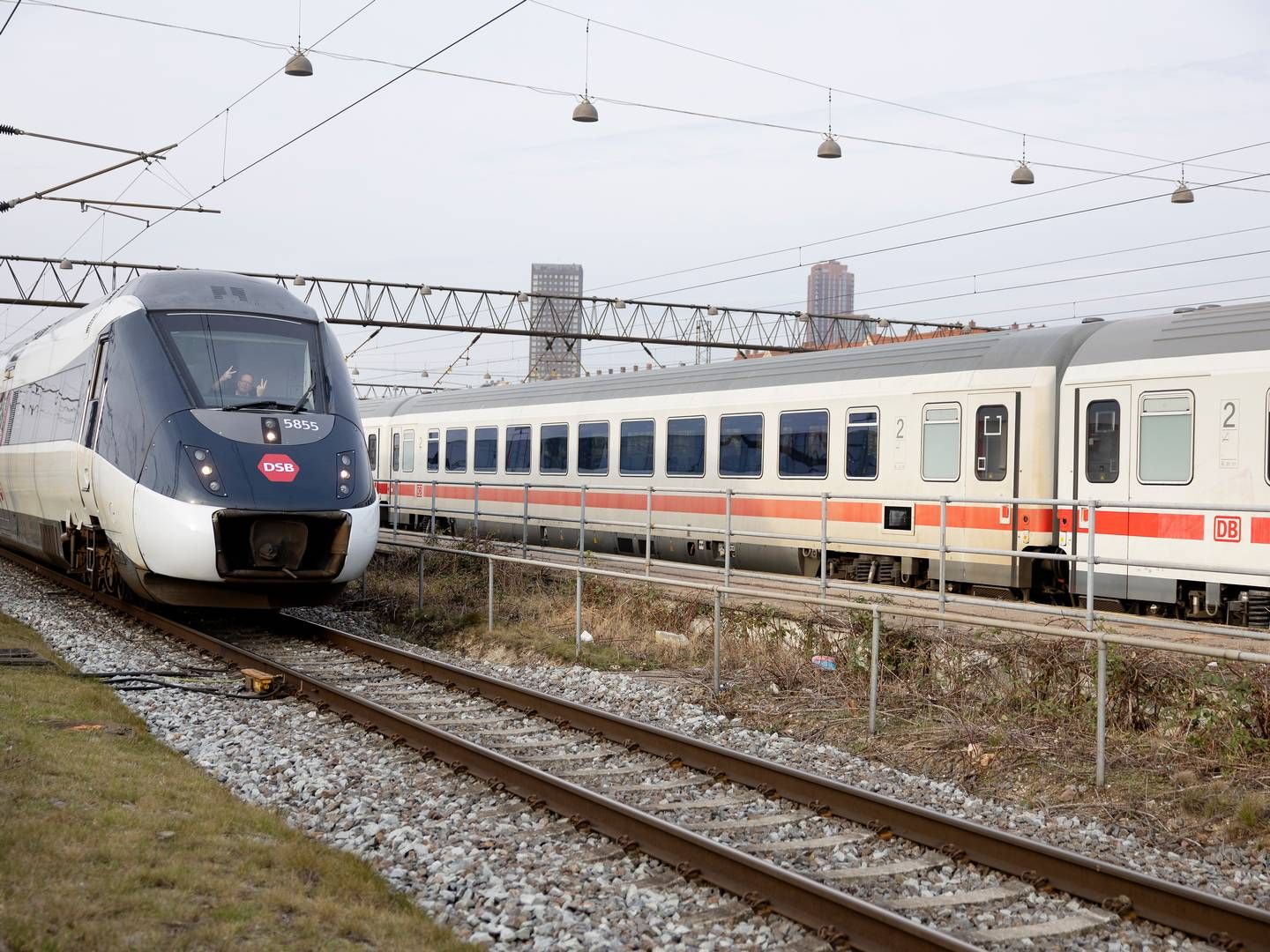 Fremtidens DSB-tog kan få flere ledige sæder som følge af fortsat faldende passagertal, forventer DTU-chefkonsulent. | Foto: Thomas Borberg/Ritzau Scanpix