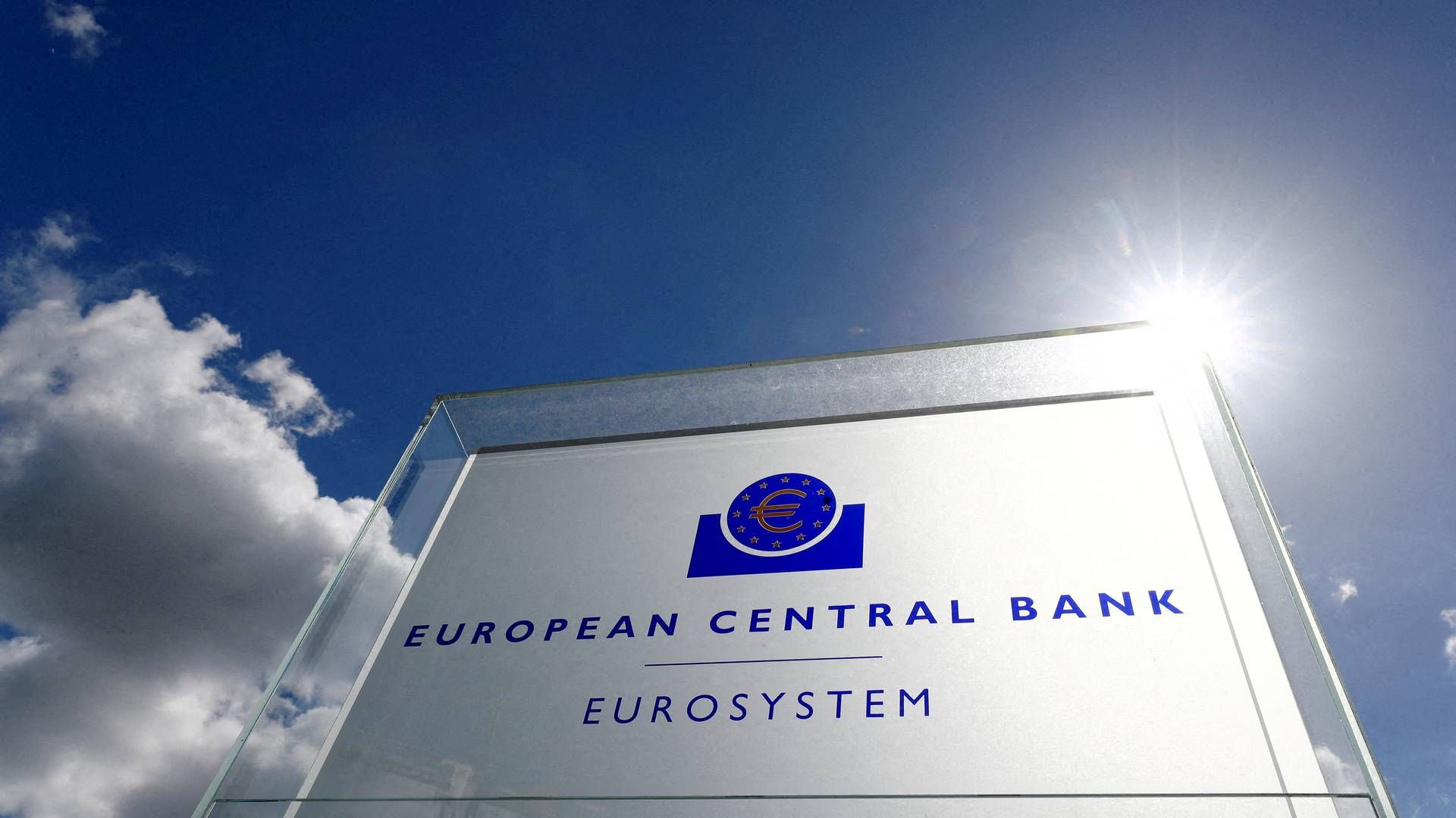 Økonomer forventer at ECB sætter renten op et par gange inden det bliver september. | Foto: Kai Pfaffenbach/Reuters/Ritzau Scanpix