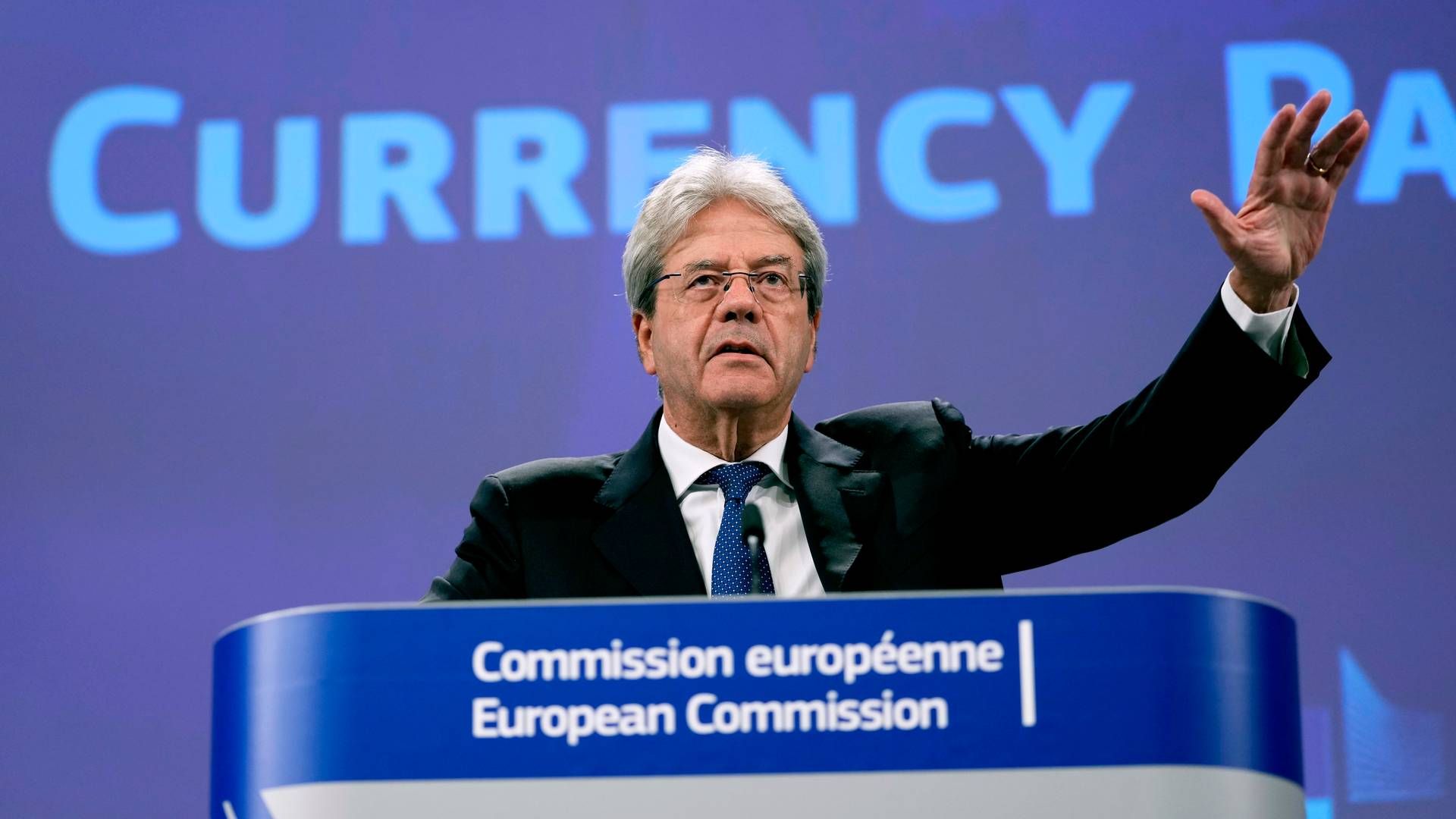 Paolo Gentiloni, EU's økonomikommissær. | Foto: Virginia Mayo/AP/Ritzau Scanpix