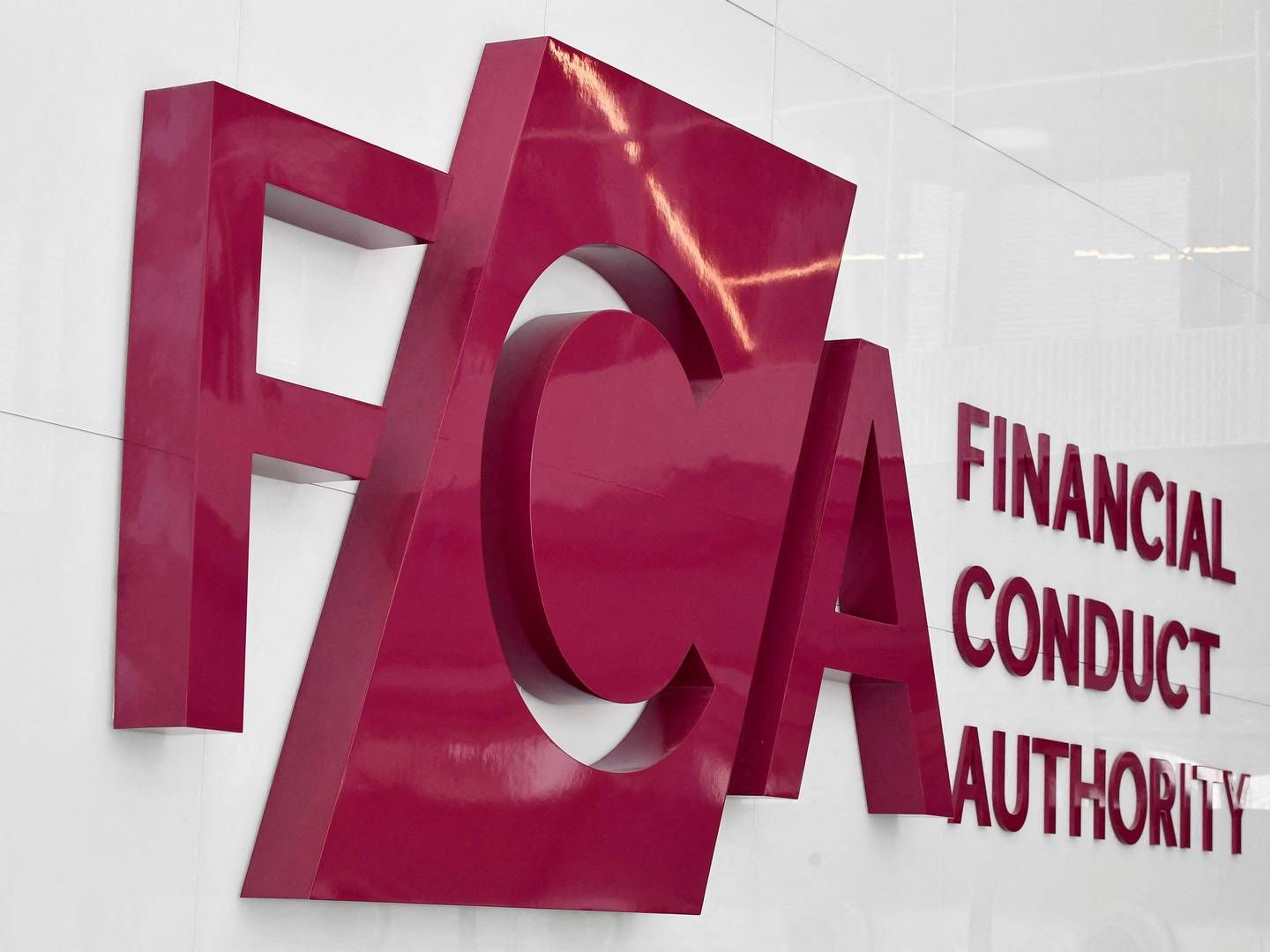 Det britiske finanstilsynet hedder Financial Conduct Authority og forkortes FCA. | Foto: Toby Melville/Reuters/Ritzau Scanpix