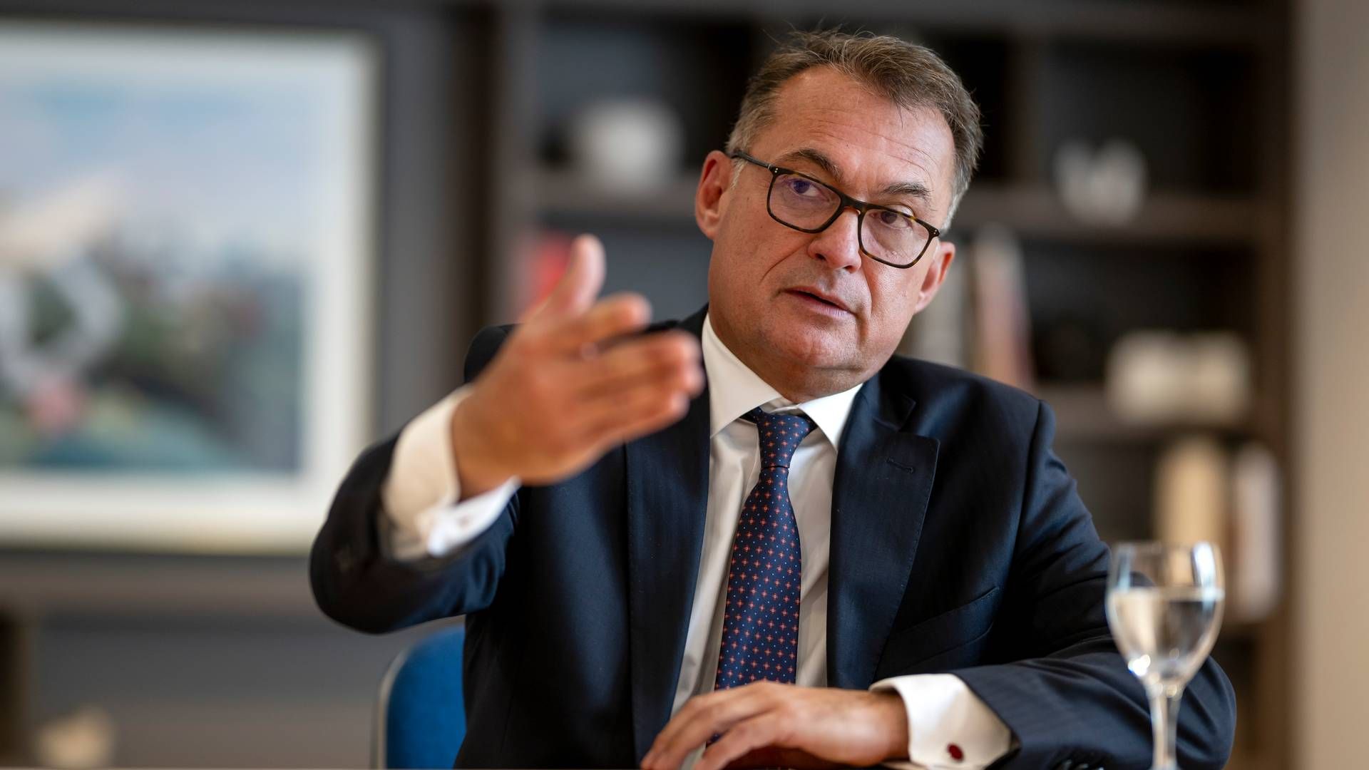 Bundesbank-Präsident Joachim Nagel findet erneut warnende Worte für die Institute. | Foto: Torsten Silz
