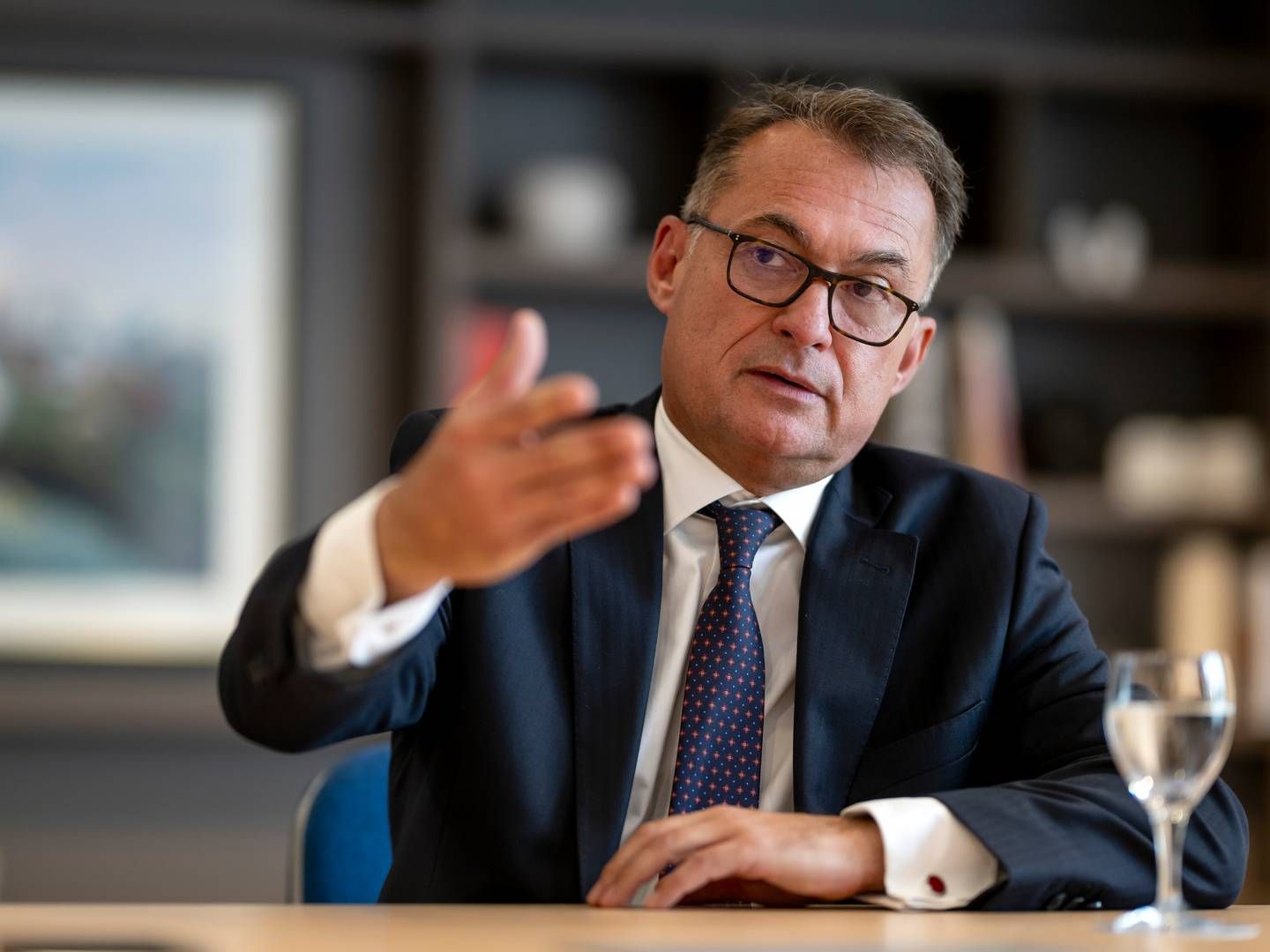 Bundesbank-Präsident Joachim Nagel findet erneut warnende Worte für die Institute. | Foto: Torsten Silz