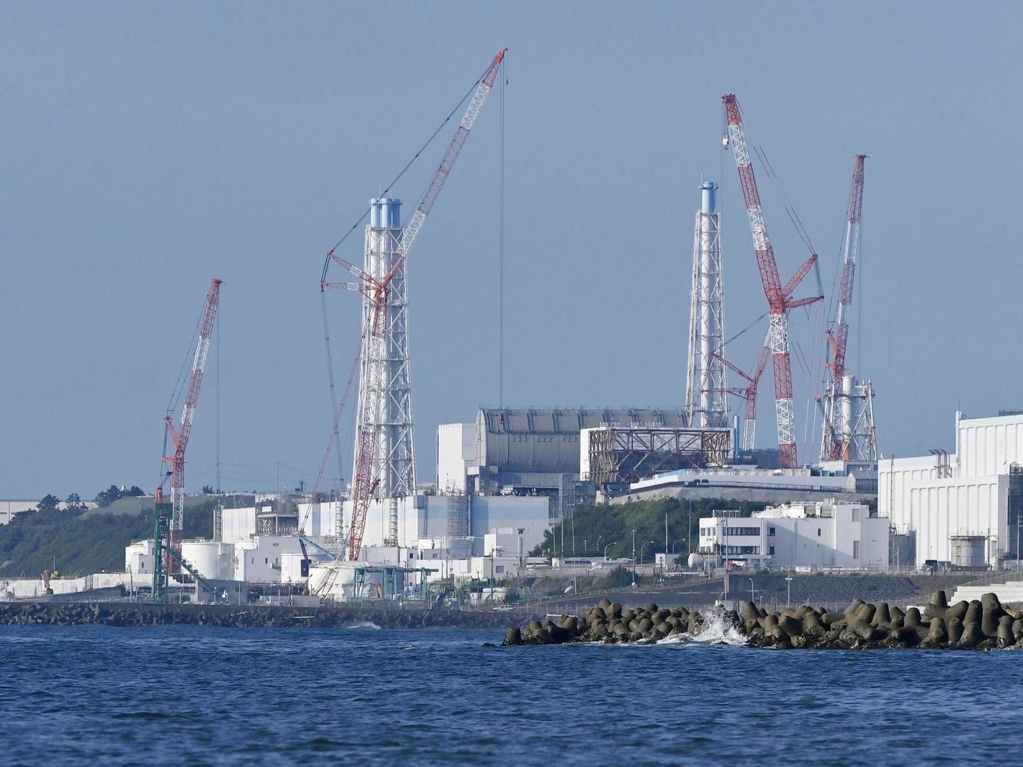 Billede af Fukushima Daiichi atomkraftværk nær kysten, taget 4. juli 2023. | Foto: Ap/ritzau Scanpix