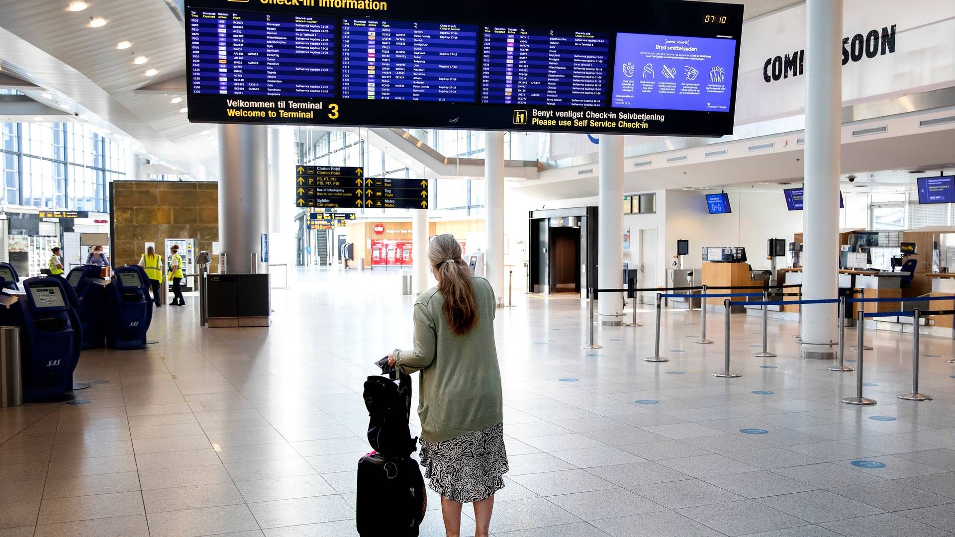 Der er blevet længere mellem de ankomne i Københavns Lufthavn. | Foto: Finn Frandsen/Ritzau Scanpix