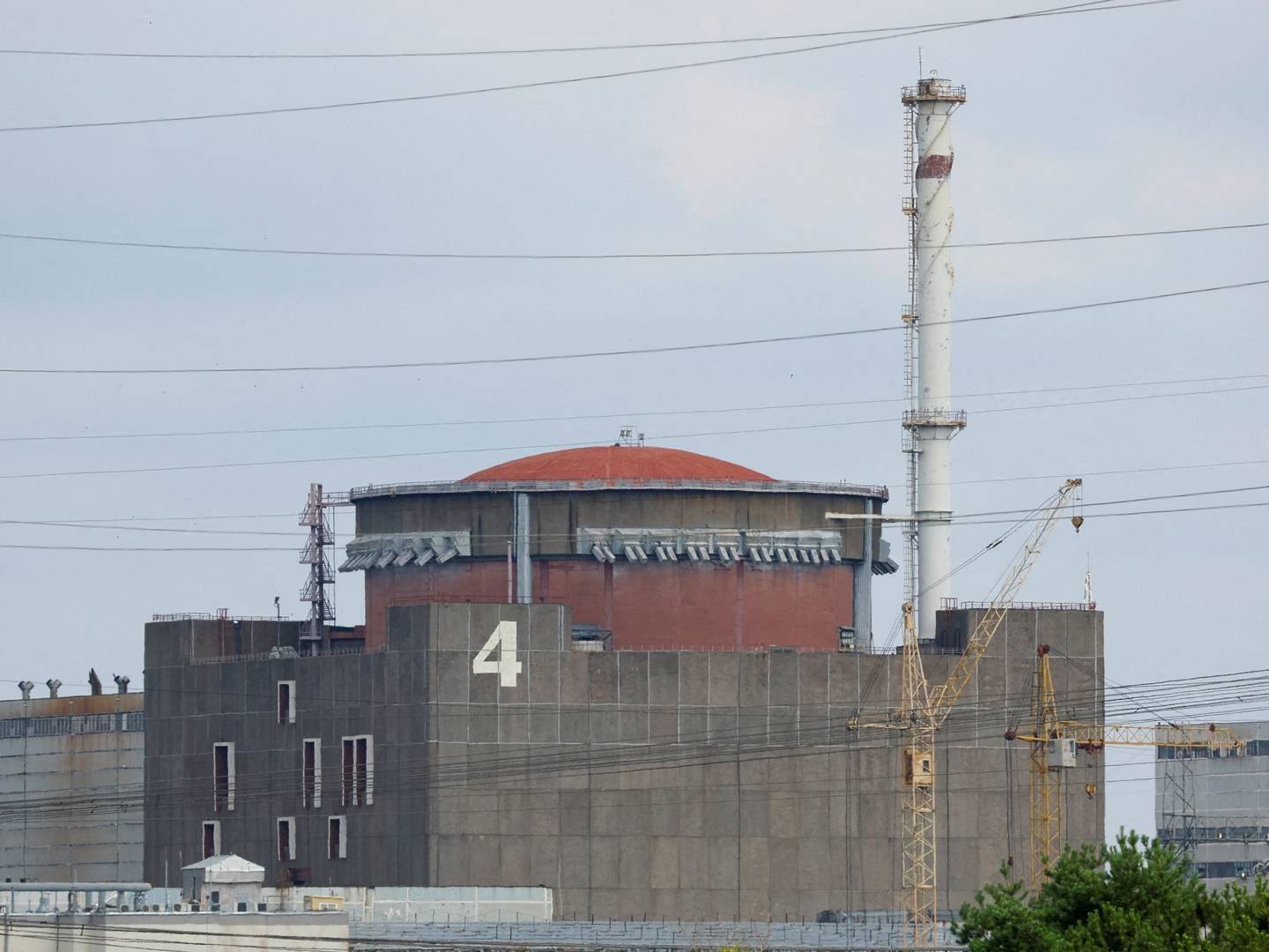 Zaporizjzja-værket er det største atomkraftværk i Europa. | Foto: Alexander Ermochenko/Reuters/Ritzau Scanpix