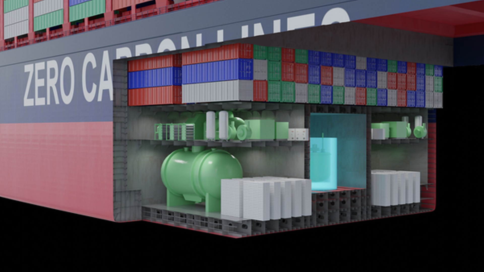 ABS has created a concept design that shows what a reactor aboard a ship could look like. | Photo: Illustration/ABS