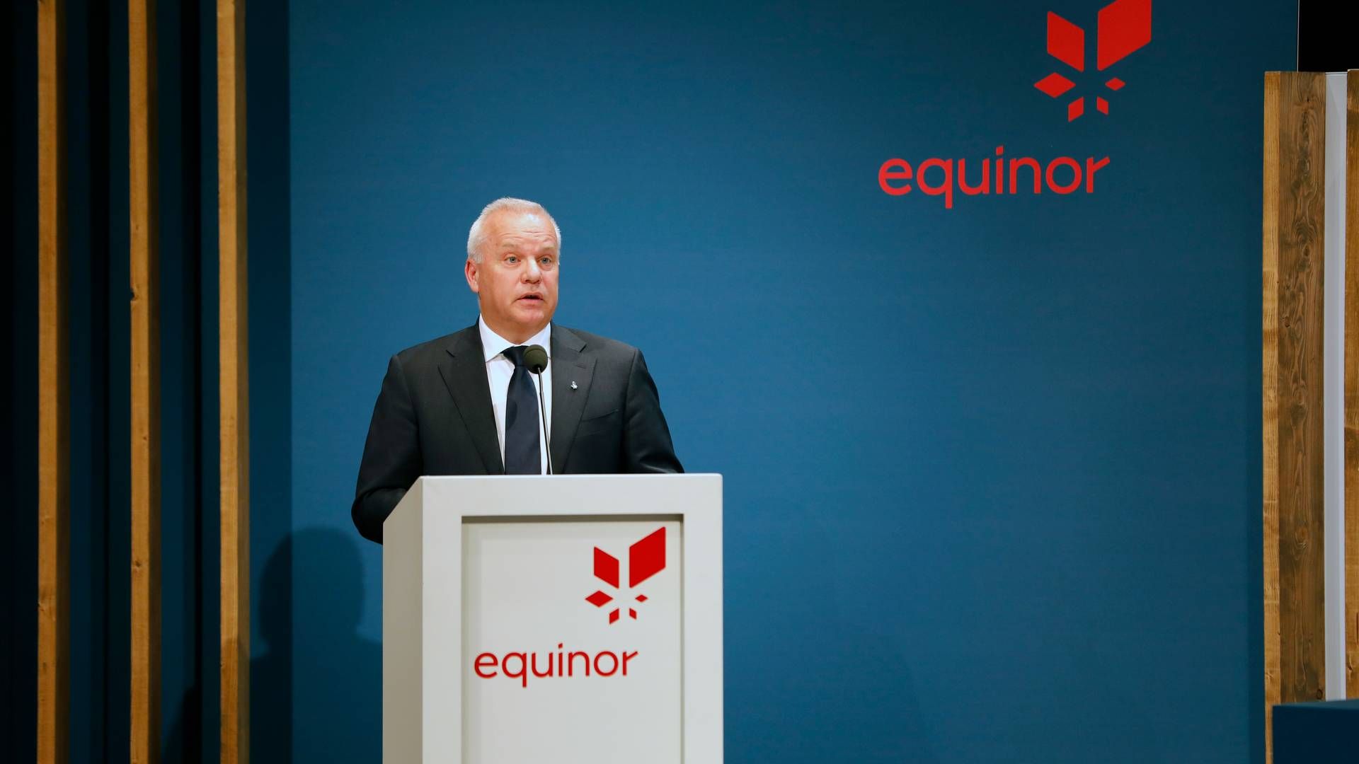 Norske Equinor realiserede lavere priser i andet kvartal, men fik mere produktion ud af sine felter. Her adm. direktør Anders Opedal. | Foto: Equinor