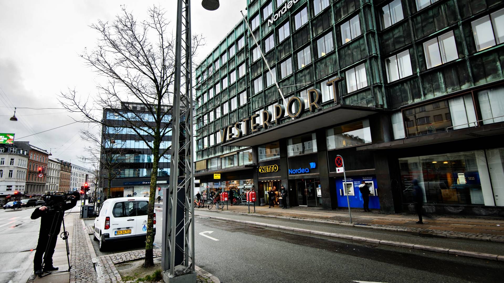 Nordea lukker filial i København. Filialen på Vesterbrogade (på billedet) bliver der ikke pillet ved. | Foto: Philip Davali