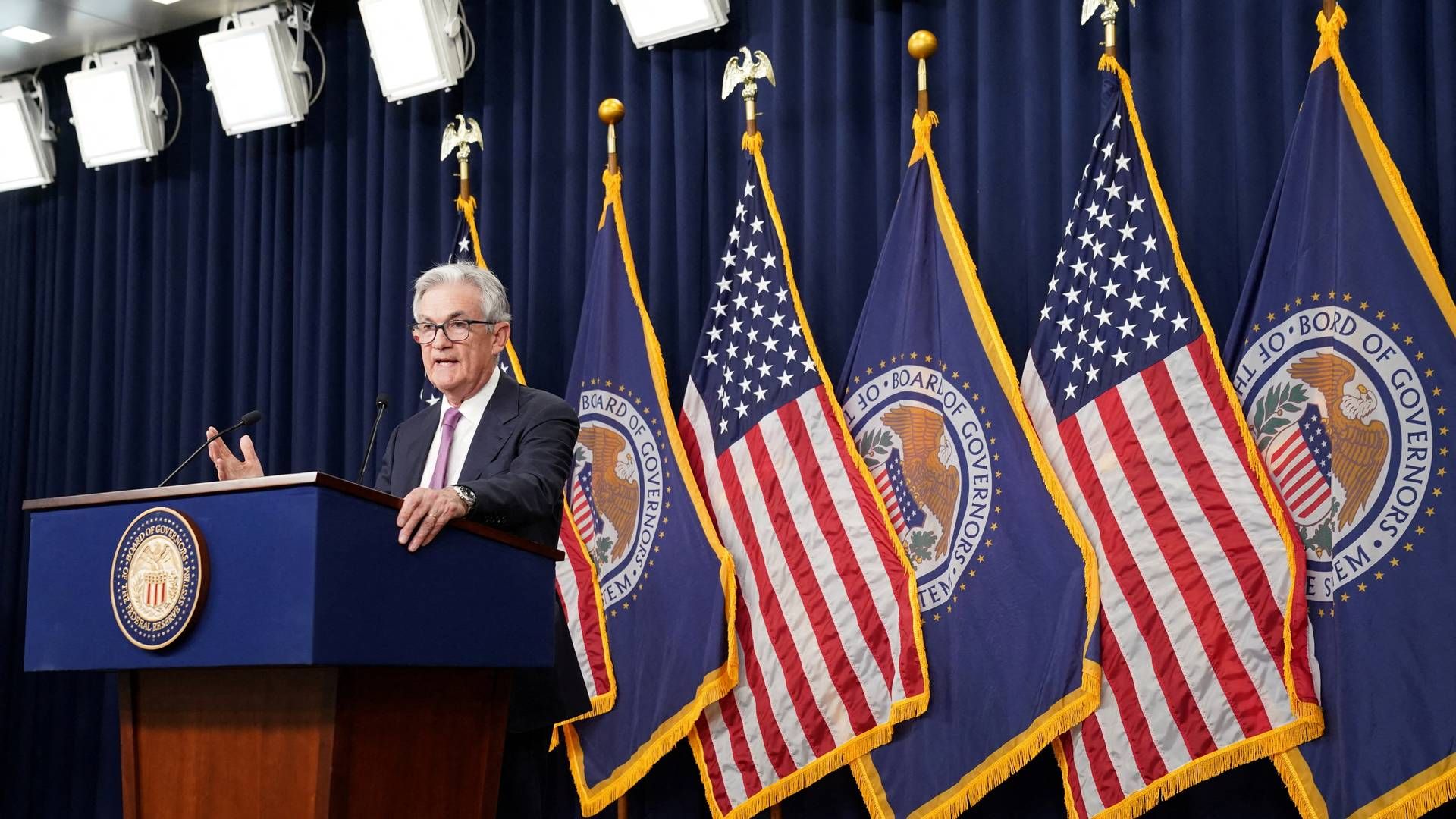 Jerome Powell er formand for USA*s centralbank, Federal Reserve. | Foto: Kevin Lamarque