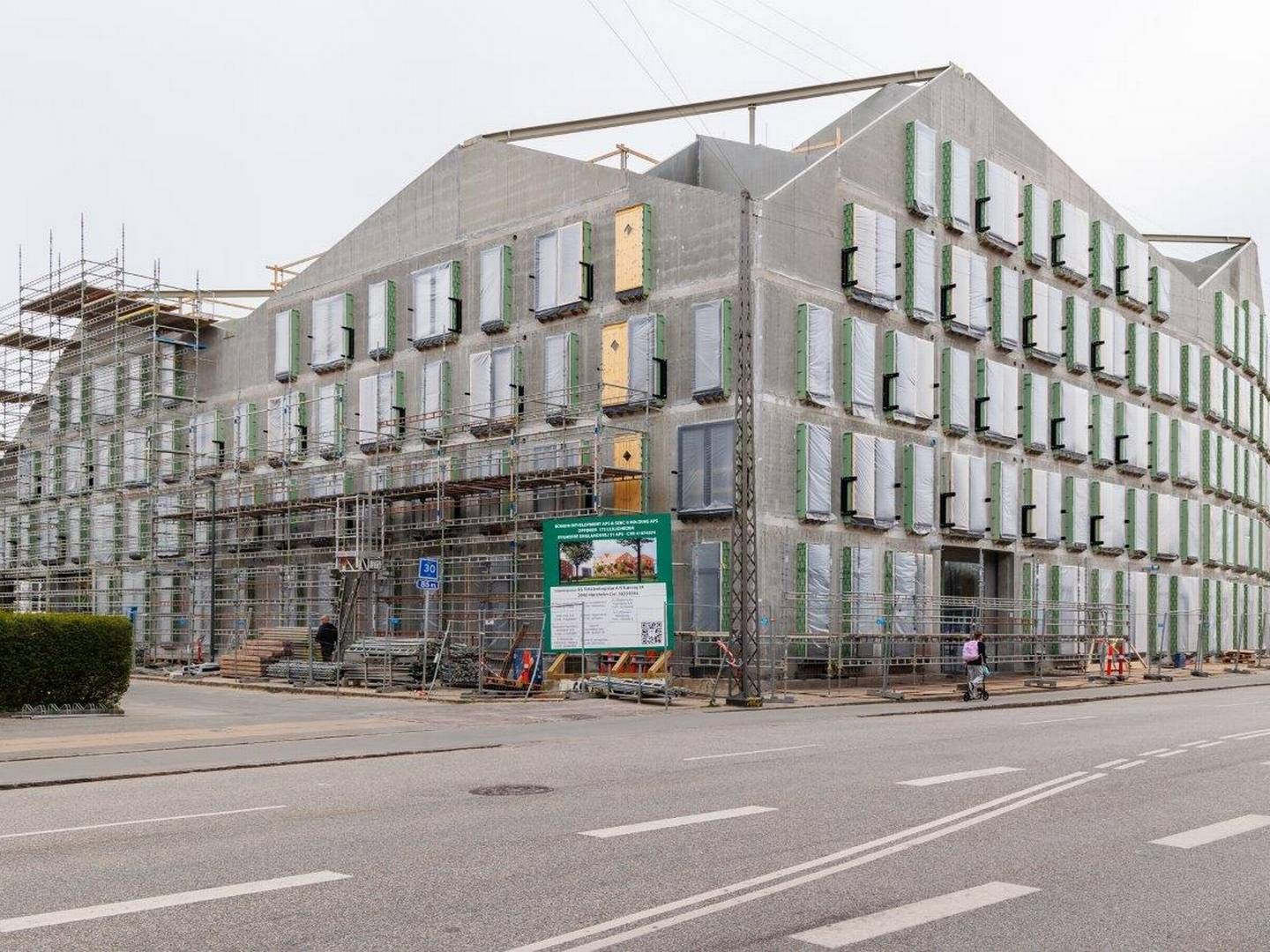 Studentbostäder har i øjeblikket et igangværende byggeprojekt på Englandsvej på Amager, der efter planerne skal stå færdigt med 173 lejligheder i 2024. | Foto: PR / Skou Gruppen