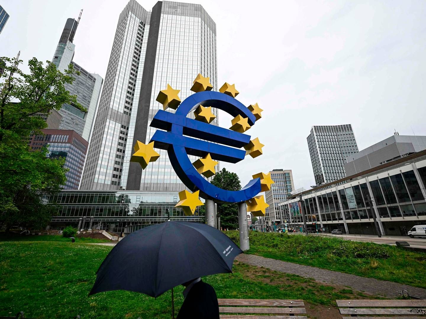 Den Europæiske Centralbank har hovedsæde i Frankfurt. | Foto: Kirill Kudryavtsev