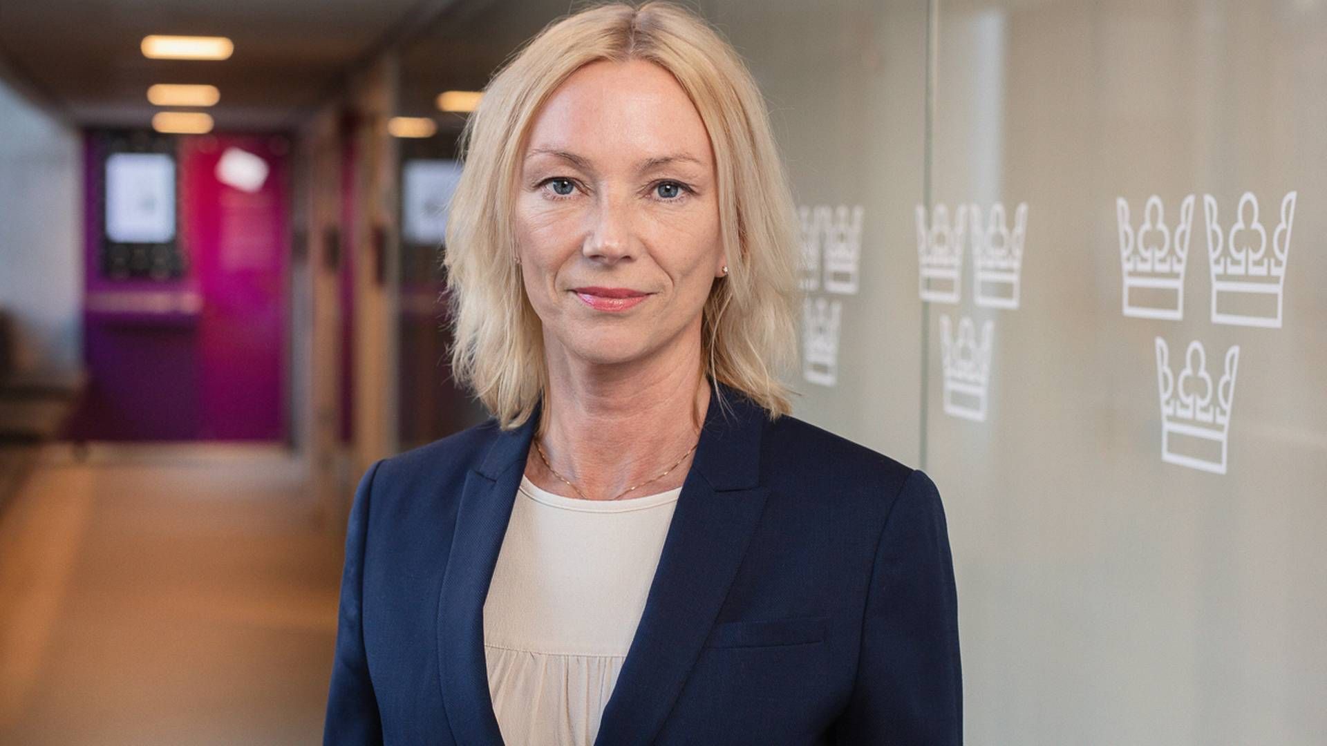 Karolina Ekholm er professor i økonomi fra Stockholms Universitet. Siden februar i år har hun været direktør for Riksgäldskontoret. | Foto: PR / Riksgälden