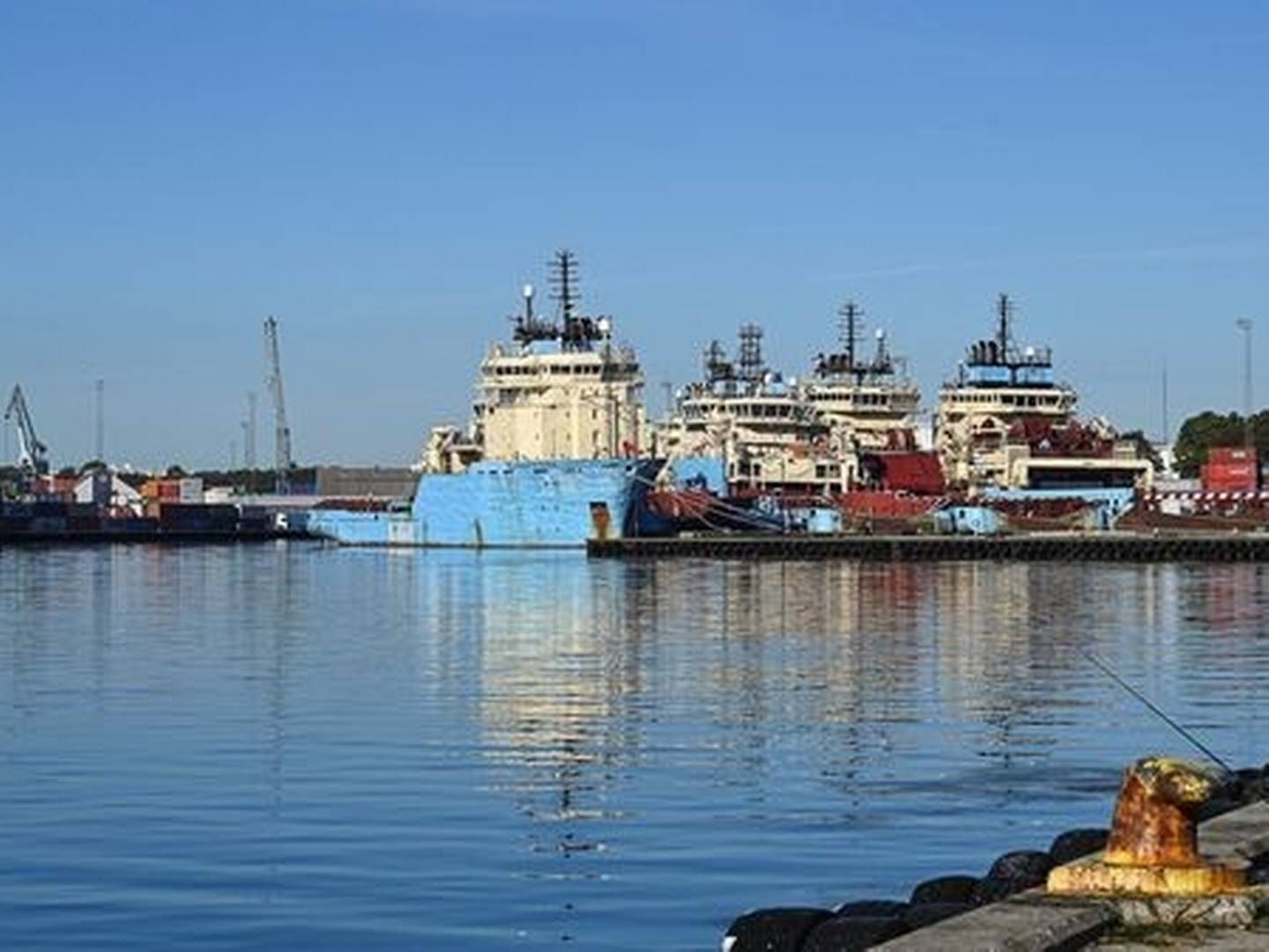 Fredericia Havn står til at huse demonstrationsanlæg til rensning af olieholdigt vand, såfremt den bliver godkendt af Miljøstyrelsen. | Foto: Pr / Trafikstyrelsen