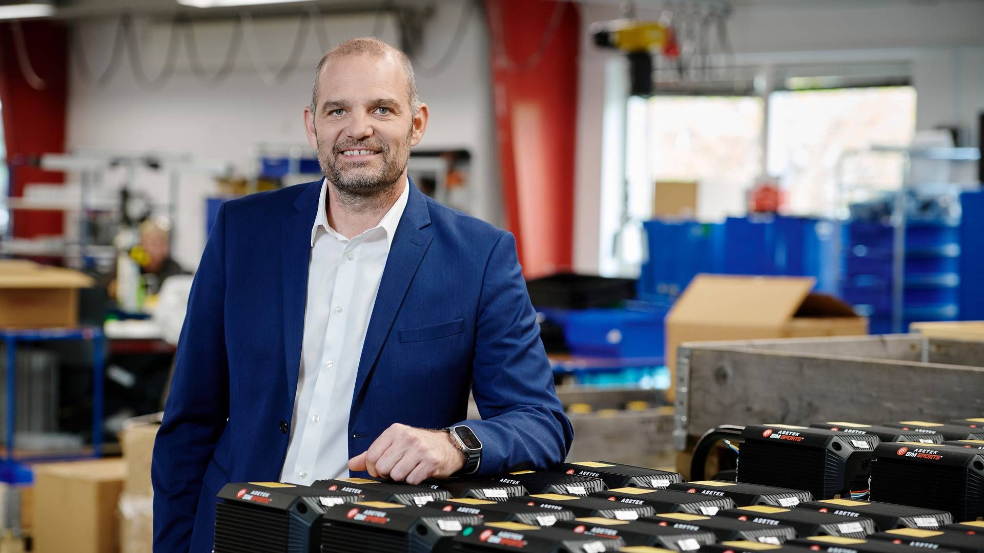 André Sloth Eriksen er adm. direktør i og grundlægger af Asetek, som for anden gang i 2023 opjusterer forventninger til salg og indtjening efter generel stor eftersprøgsel. | Foto: Asetek/pr
