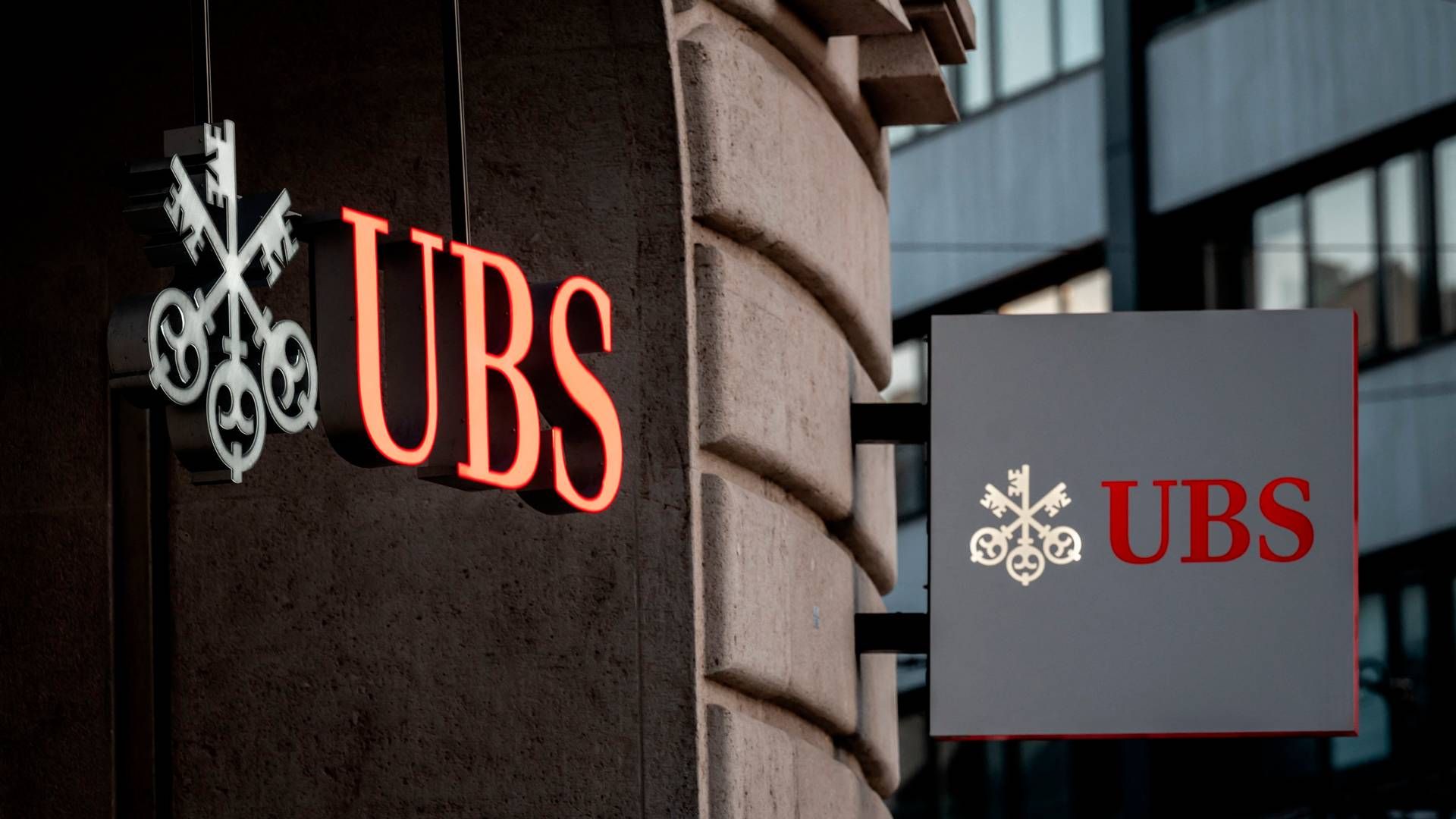 Das UBS-Logo. | Foto: Fabrice Coffrini