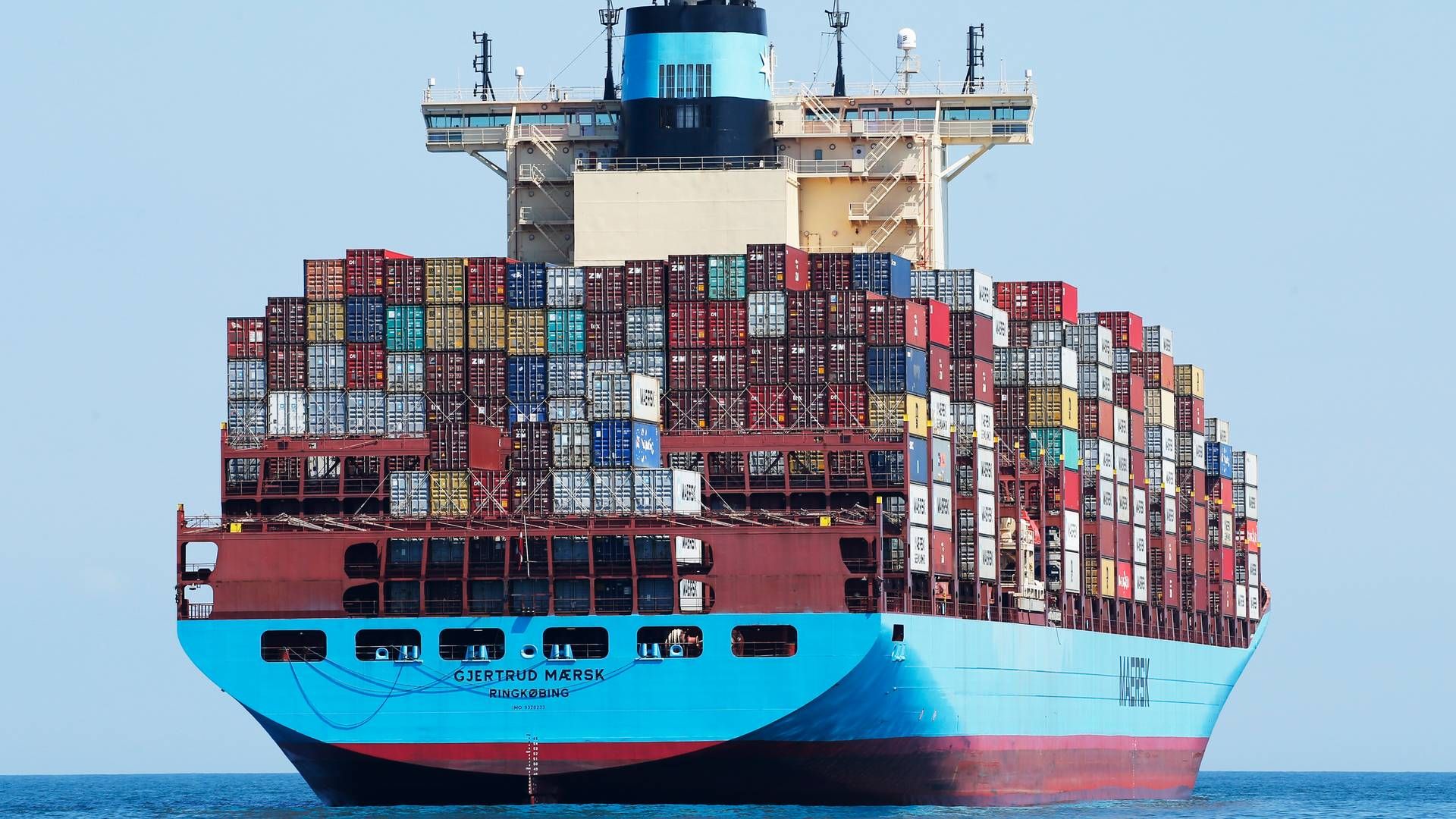 Containermarkedet er vendt, og det rammer Mærsks indtjening. | Foto: Steve Helber/AP/Ritzau Scanpix