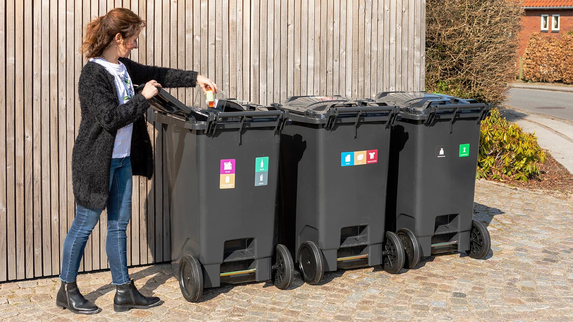 I fremtiden kan det være en realitet, at disse skraldespande slet ikke er aktuelle, hvis affaldssorteringen udliciteres til robotter. | Foto: Kredsløb/pr