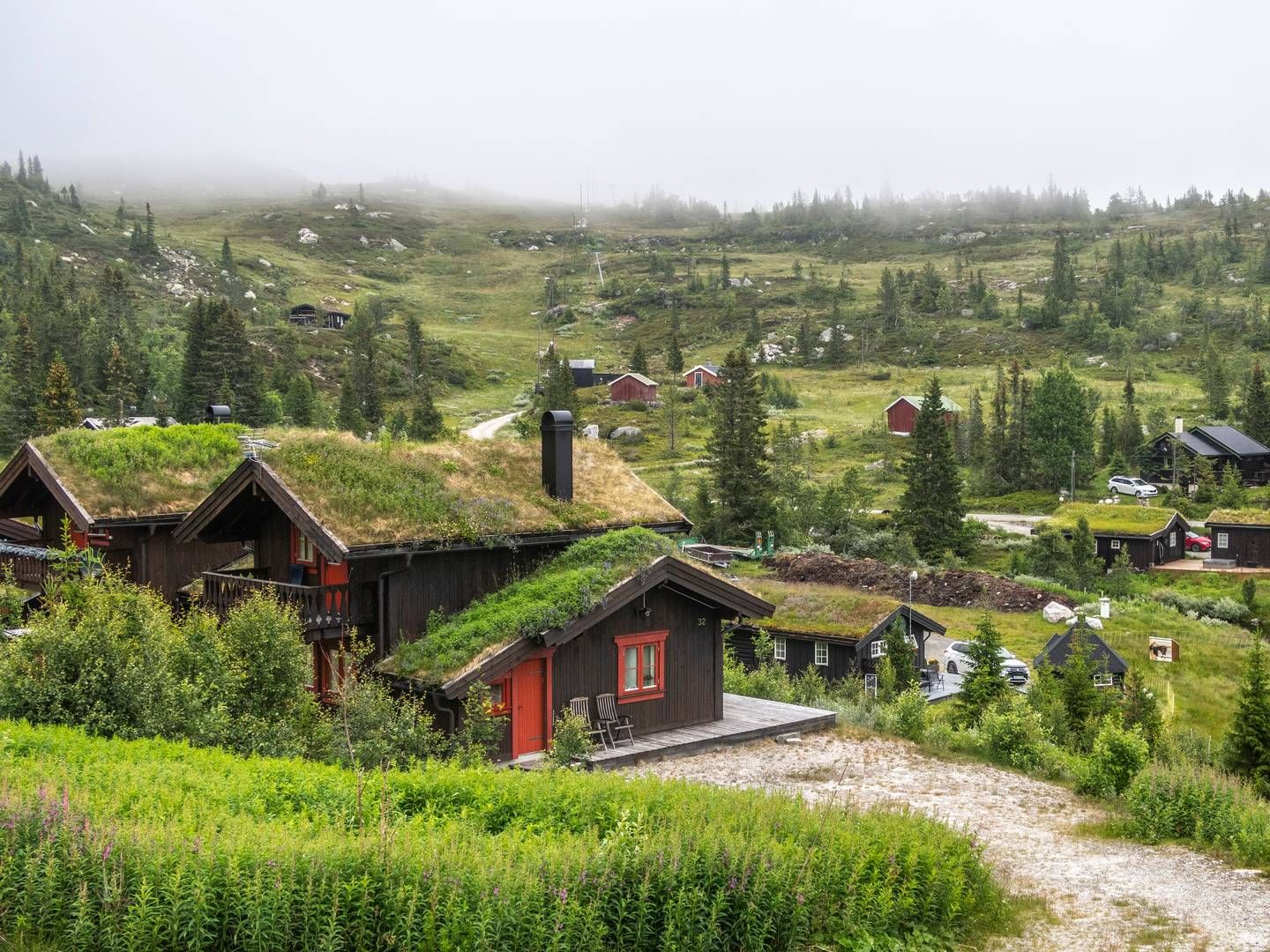 NEDGANG: Både salg og igangsettelser av nye hytter har falt betraktelig. | Foto: Halvard Alvik / NTB