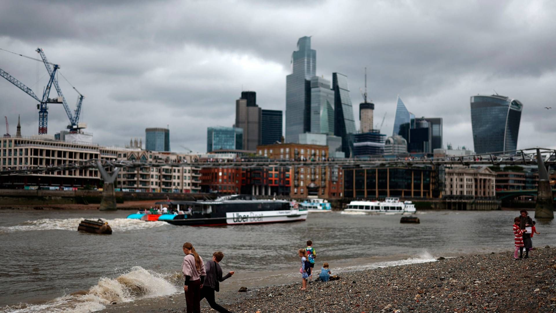 Der er ikke udelt begejstring i Storbritanniens finansdistrikt, City of London, med nye kapitalkrav. | Foto: Henry Nicholls