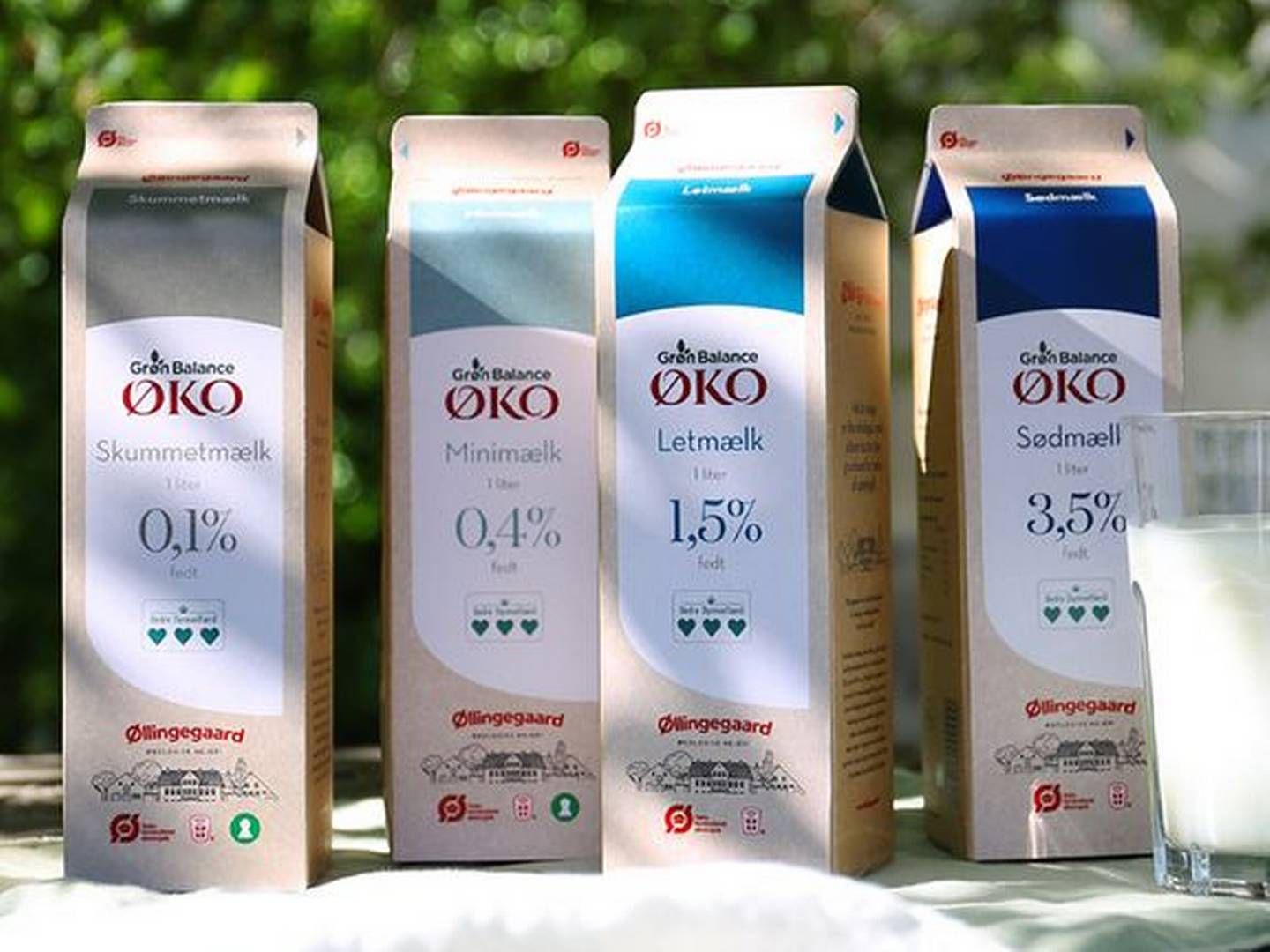 Både Dagrofa-varemærket Grøn Balance og Øllingegaard vil være at finde på mælk i køleskabene fra næste uge. | Foto: Pr/ Dagrofa