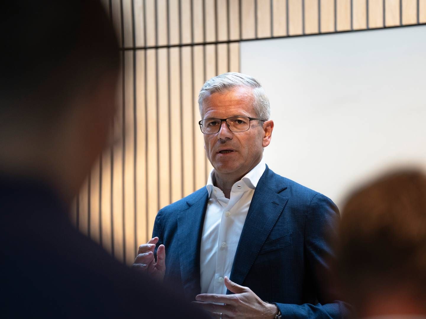"Most of the order book has not yet been delivered from the yards. But so far, the industry has been disciplined enough to manage capacity," Vincent Clerc, CEO of Maersk, said at a press conference last week. | Photo: Thomas Traasdahl