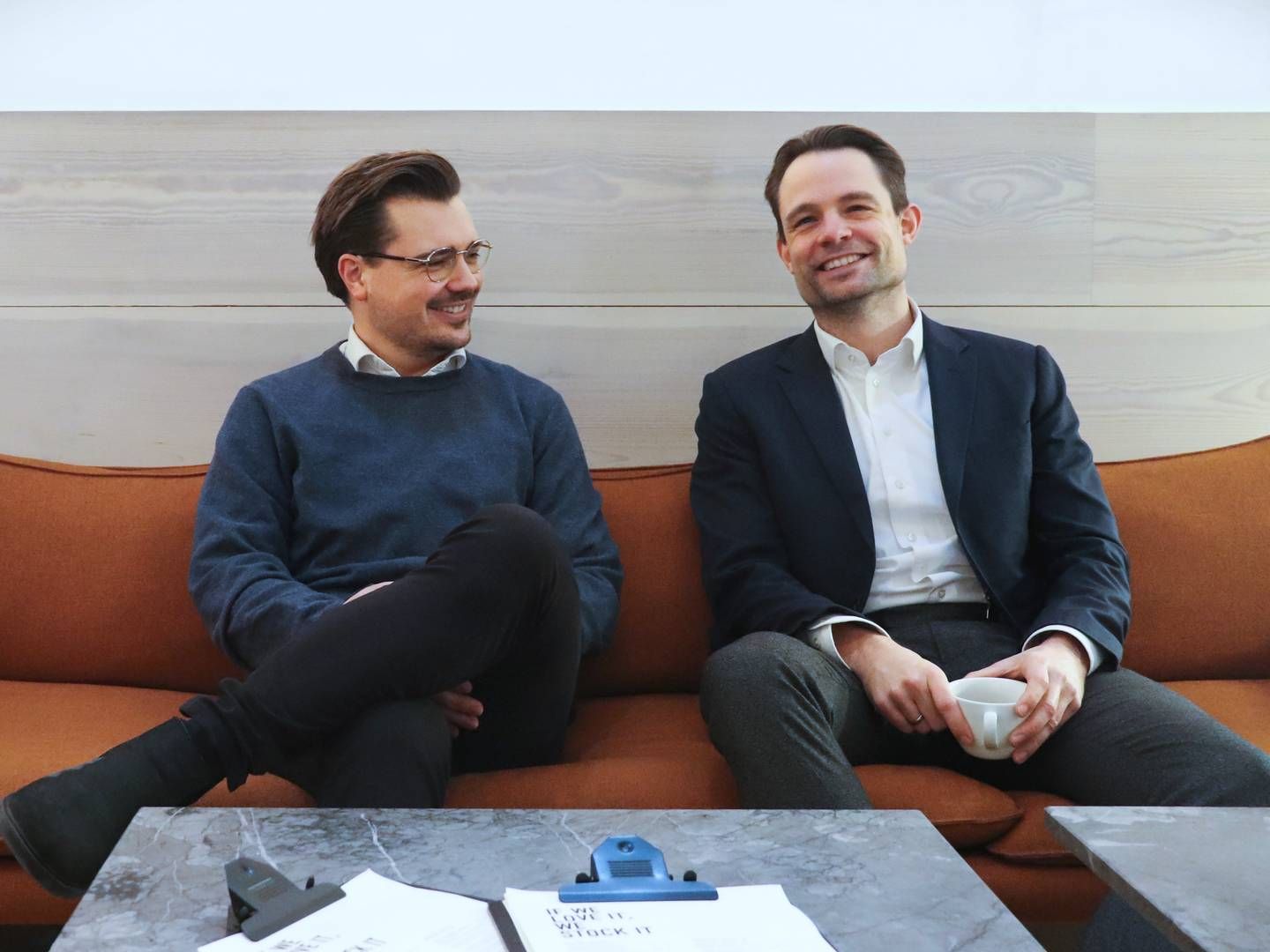 Laust Wilster Axelsen (til venstre) og Nicholas Syhler vil især bruge den nye kapital på at skalere i Storbritannien. Pressefoto | Foto: pressefoto