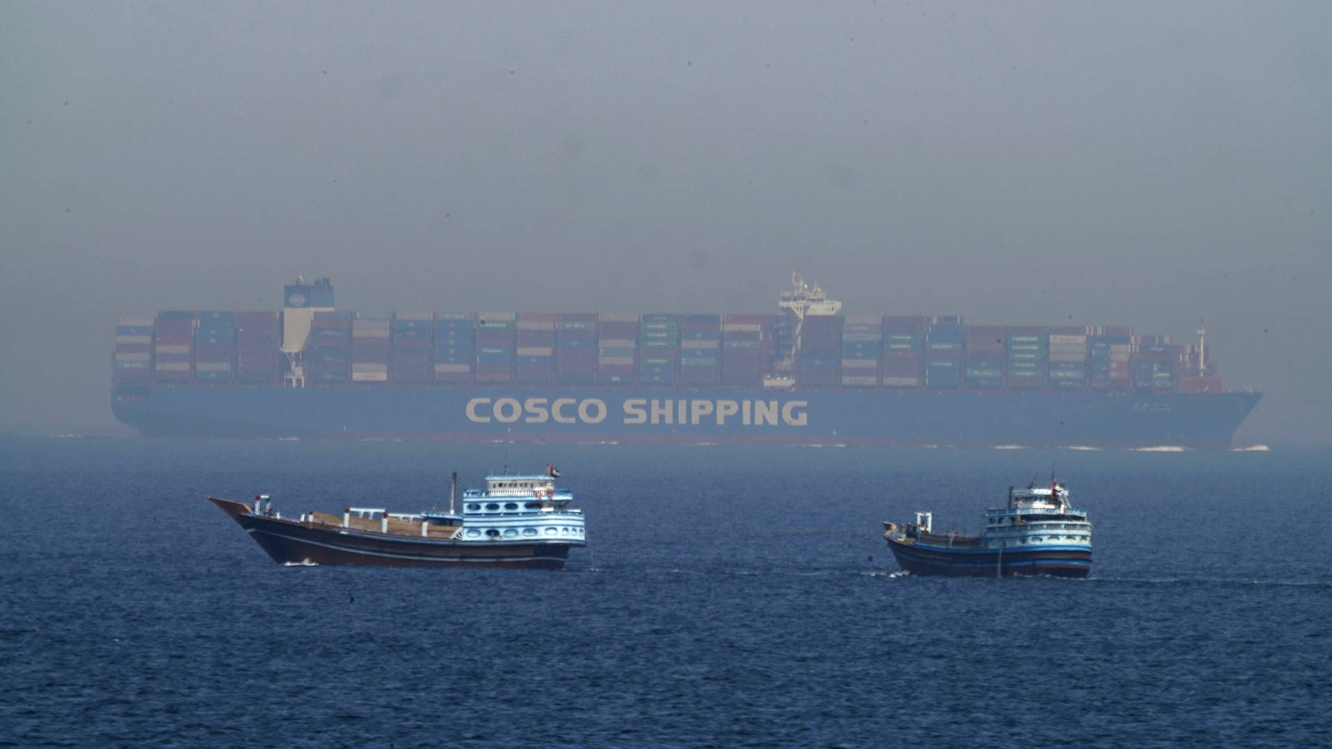 Iran har gentagne gange tilbageholdt og angrebet kommercielle handelsskibe, når de er vej gennem Hormuzstrædet. | Foto: Jon Gambrell/AP/Ritzau Scanpix