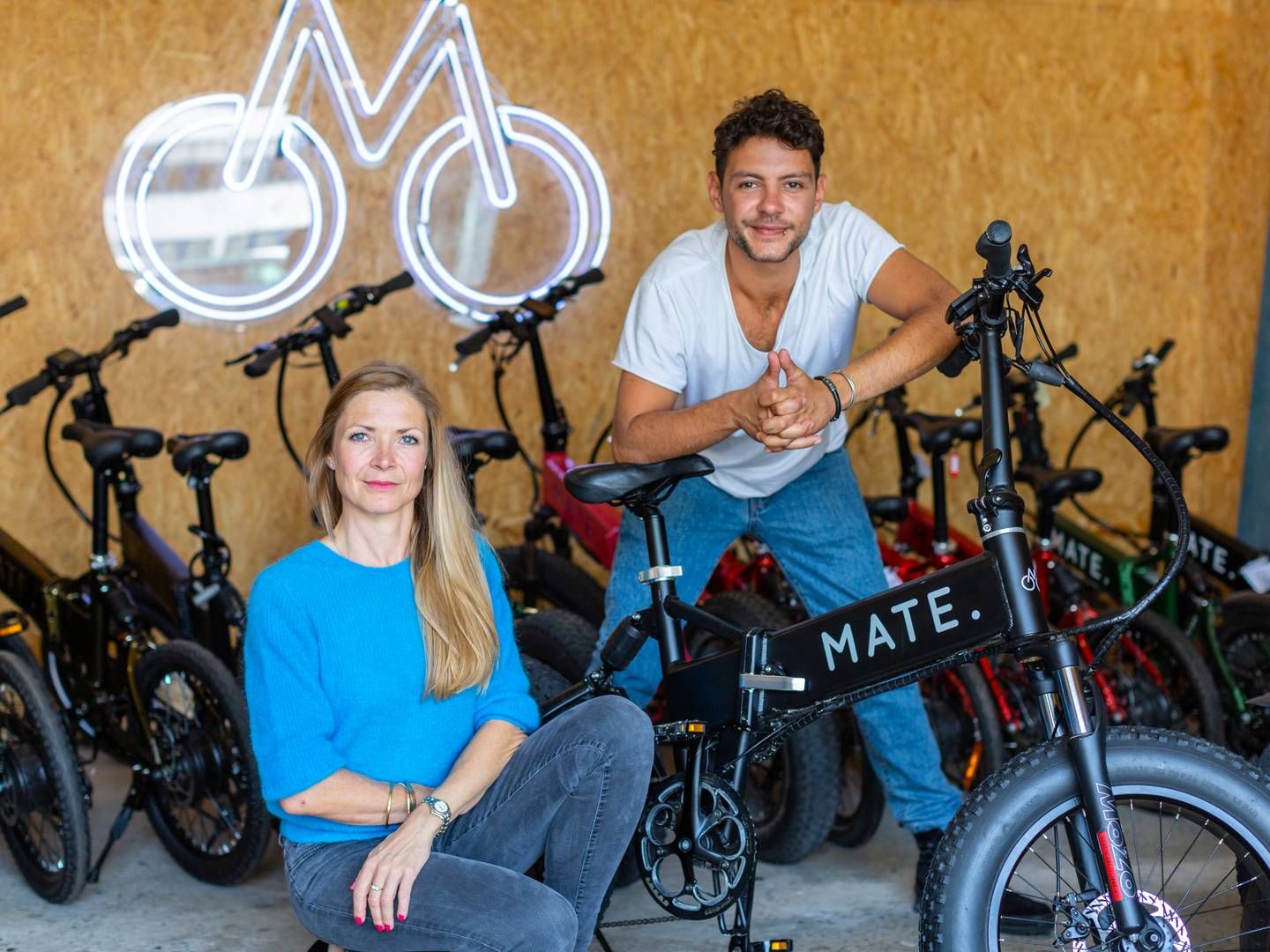Mate Bike er stiftet af søskendeparret Julie Kronstrøm Carton og Christian Adel Michael. | Foto: Prmatebike