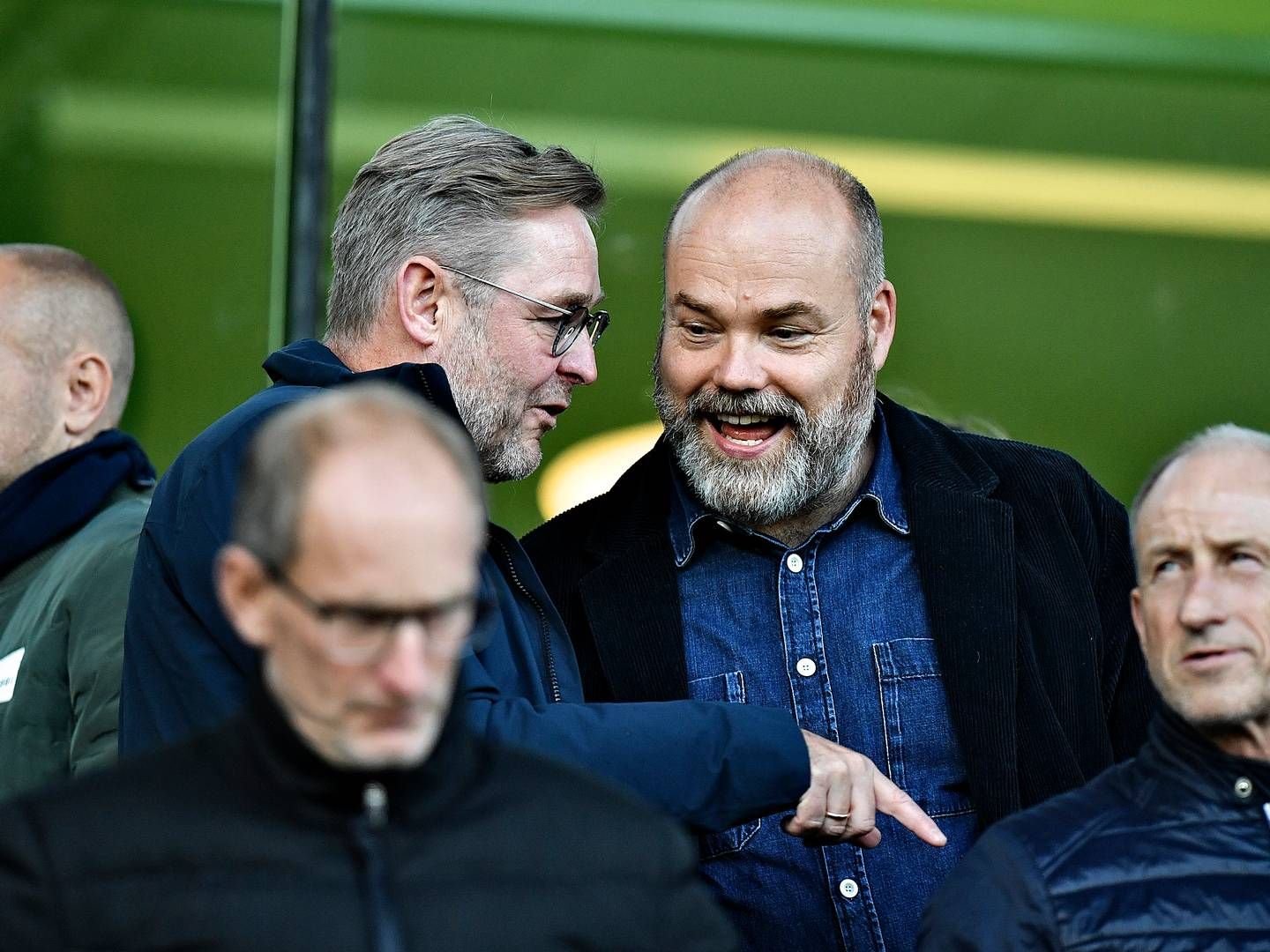 Smilene er store i både FC Midtjylland og Bestseller, efter modeprofilen Anders Holch Povlsen via sit investeringsselskab Heartland tirsdag købte sig ind i fodboldklubben. | Foto: Ernst van Norde