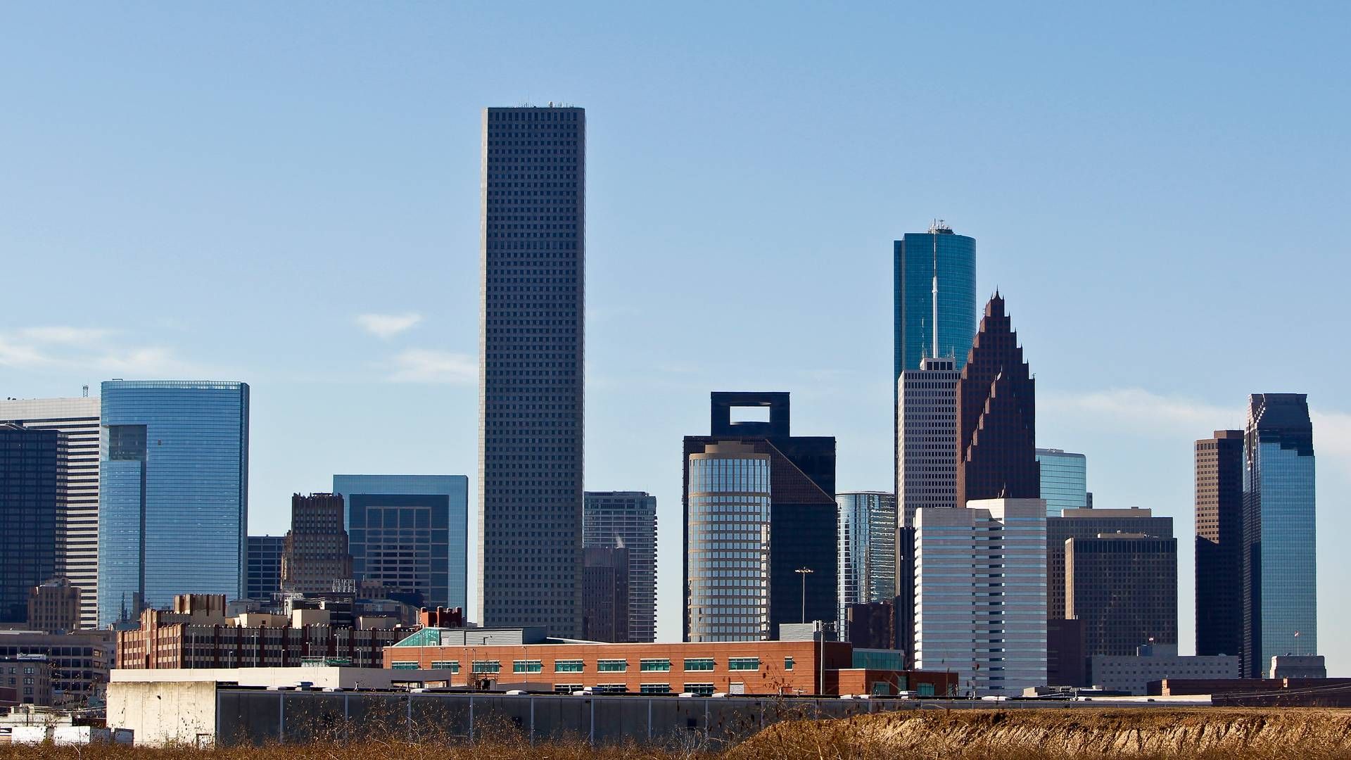 Vinson & Elkins har hovedkontor her i Houston i staten Texas i USA. Advokatfirmaet har omkring 700 advokater på verdensplan. | Foto: Michael Paulsen/AP/Ritzau Scanpix