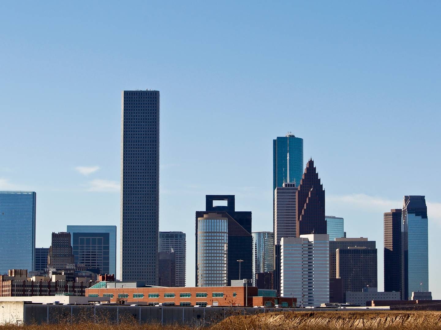 Vinson & Elkins har hovedkontor her i Houston i staten Texas i USA. Advokatfirmaet har omkring 700 advokater på verdensplan. | Foto: Michael Paulsen/AP/Ritzau Scanpix