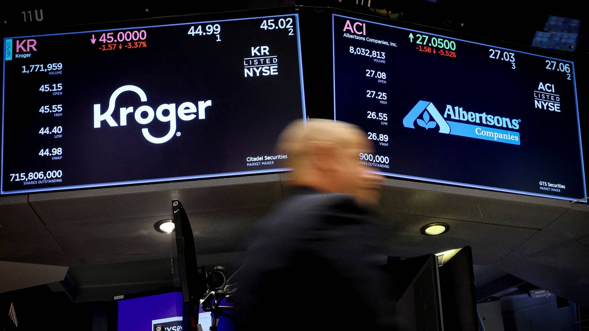 Kroger vil købe Albertsons for 24,6 mia. dollar. | Foto: Brendan Mcdermid/Reuters/Ritzau Scanpix