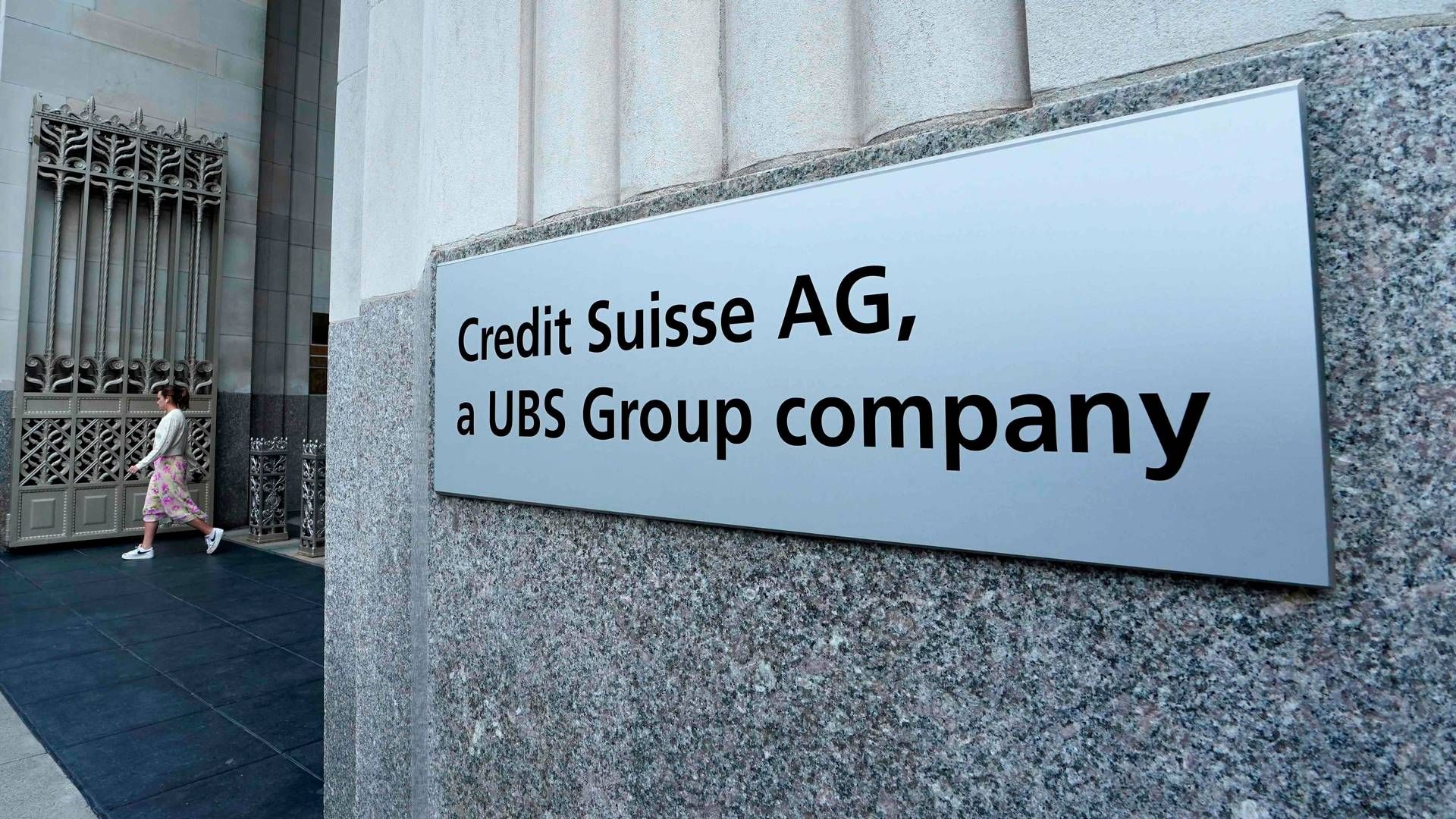 Credit Suisse har ifølge hidtil hemmeligholdt rapport ikke gennemgået alle relevante oplysninger i en undersøgelse af bankens klienter med forbindelse til Nazityskland. | Foto: Timothy A. Clary/AFP/Ritzau Scanpix