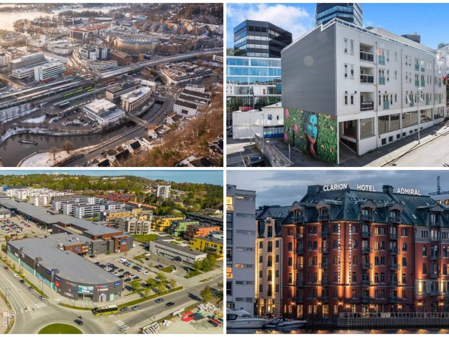 FIRE HANDLER: Følgende fire eiendommer i Sandvika, Bergen, Trondheim og Bergen er solgt i løpet av den siste uken. | Foto: Collage: EiendomsWatch