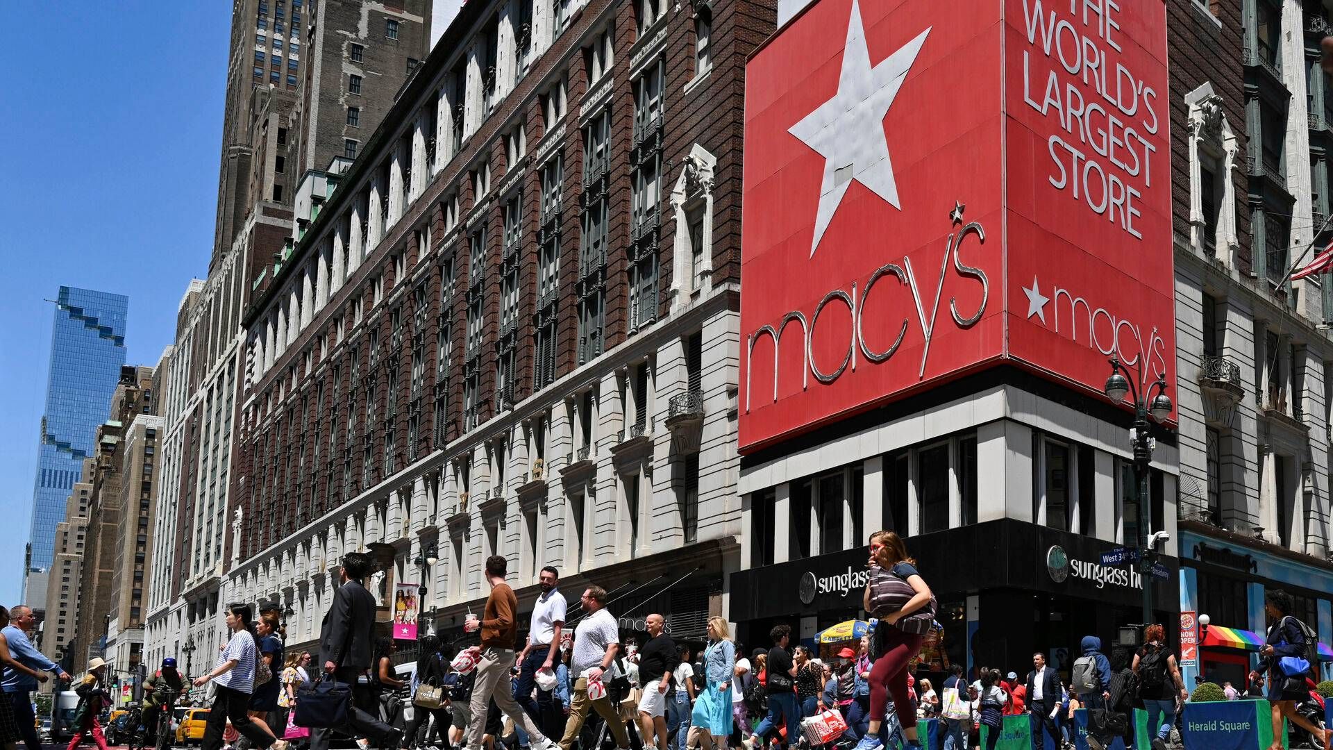 Macy's har omkring 700 varehuse i USA.