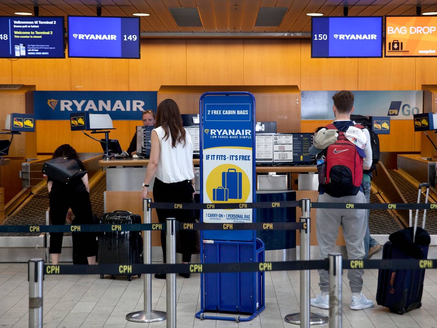 Hvis Ryanair ender med at genåbne en base i Københavns Lufthavn, er det et hårdt slag for bl.a. SAS, mener analytiker. | Foto: Finn Frandsen/Politiken/Ritzau Scanpix