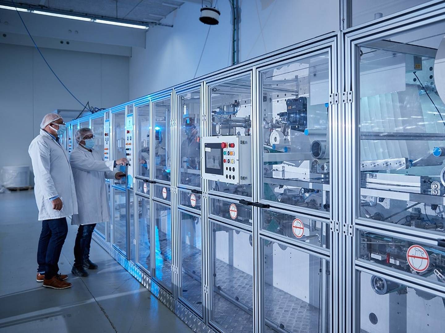 GMAF Circular Medico, der blandt andet producerer genanvendelige mundbind, har haft et rædderligt 2022 og jagter nu investorer for at holde skruen i vandet. | Foto: Gmaf Pr