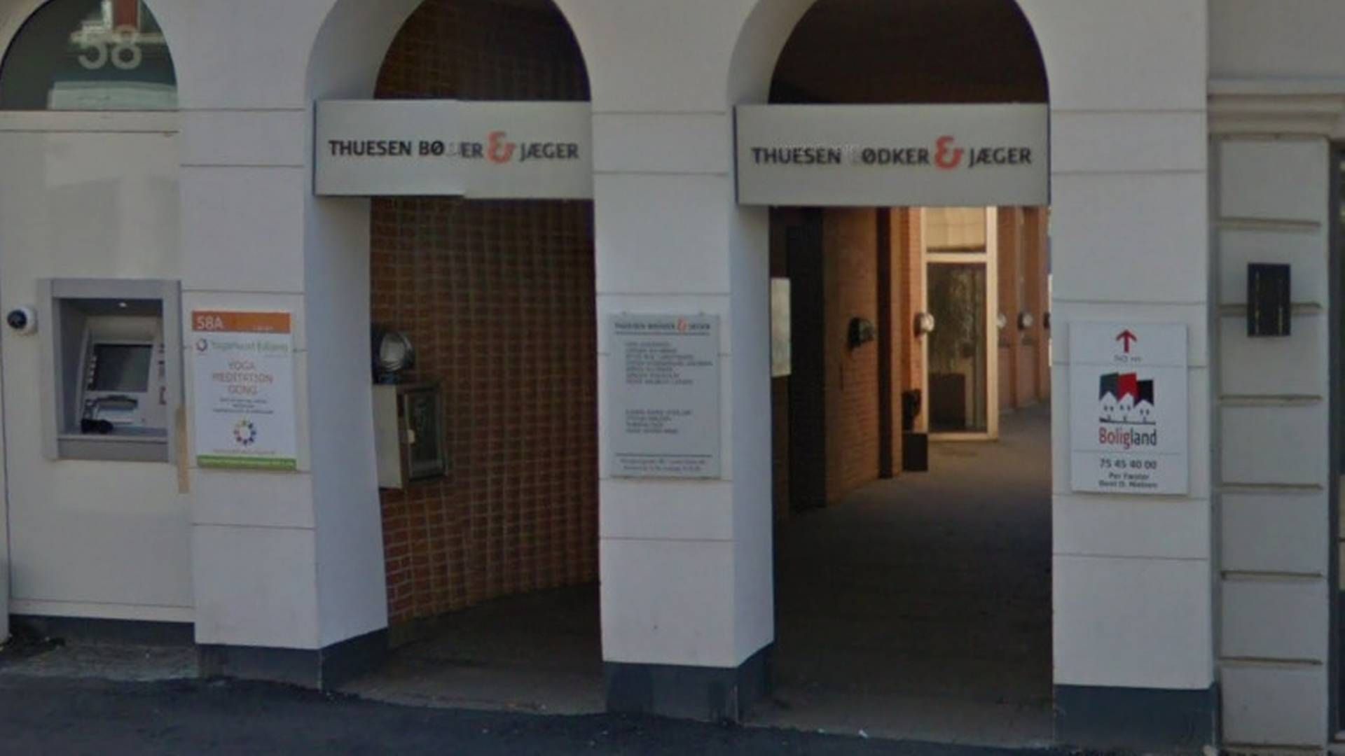 Thuesen Bødker & Jæger holder til her på Kongensgade i Esbjerg. | Foto: Google Maps
