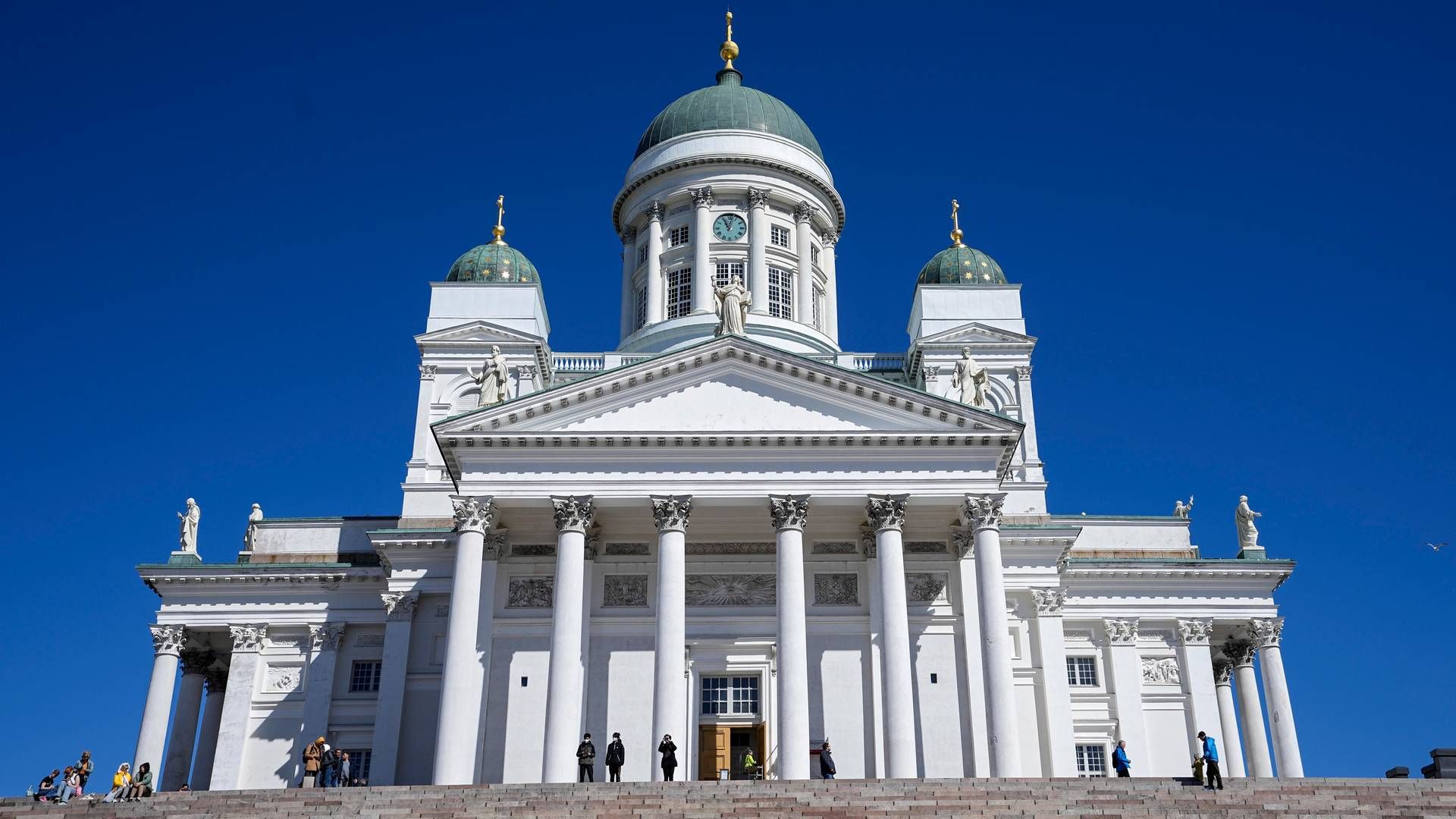The Helsinki Cathedral. The evangelical church on the Senate Square in the city centre is the most famous landmark of the Finnish capital. | Photo: Martin Meissner/AP/Ritzau Scanpix