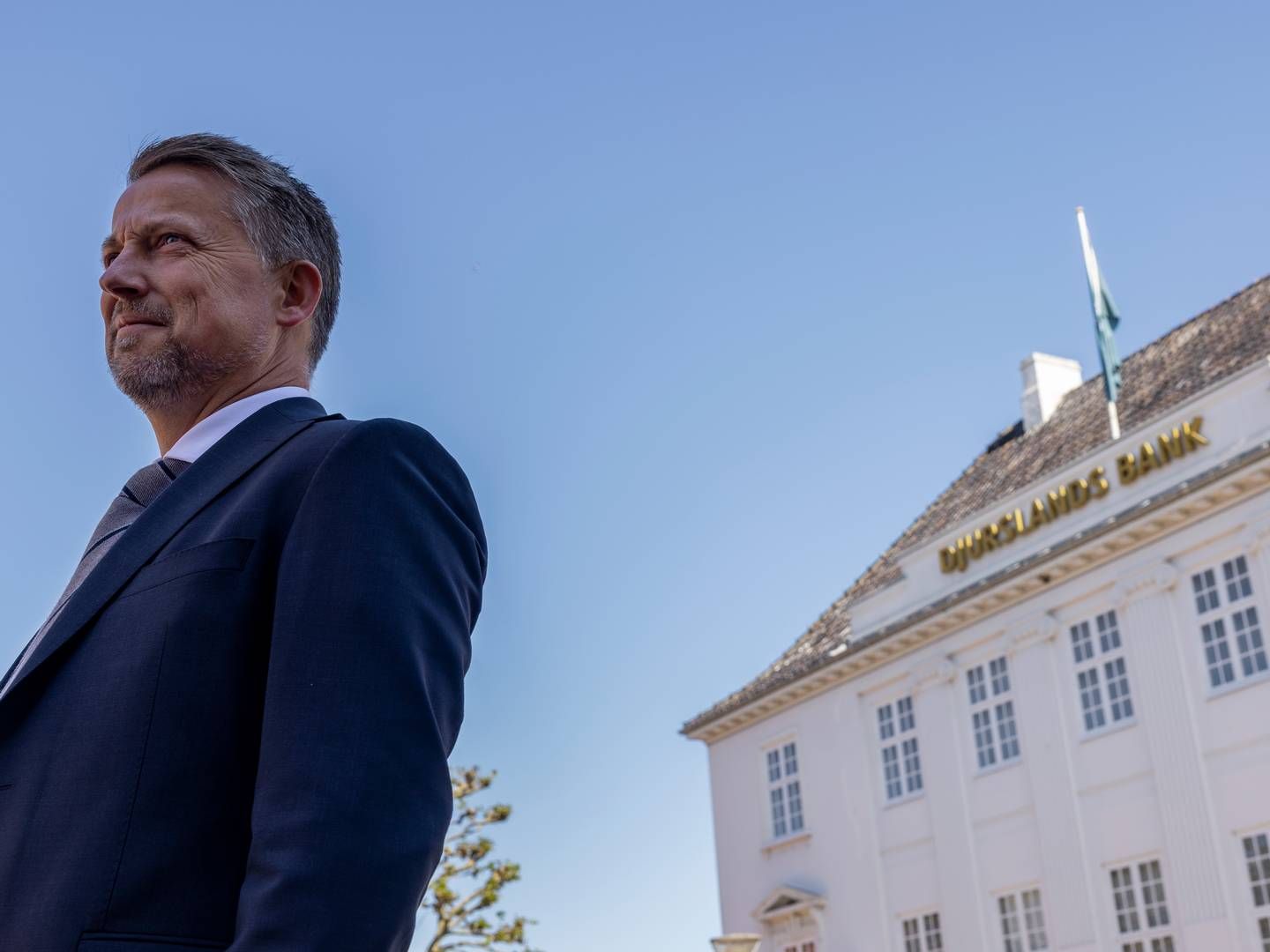 Konkurrencen i banksektoren virker, mener Sigurd Simmelsgaard, adm. direktør i Djurslands Bank. | Foto: Joachim Ladefoged