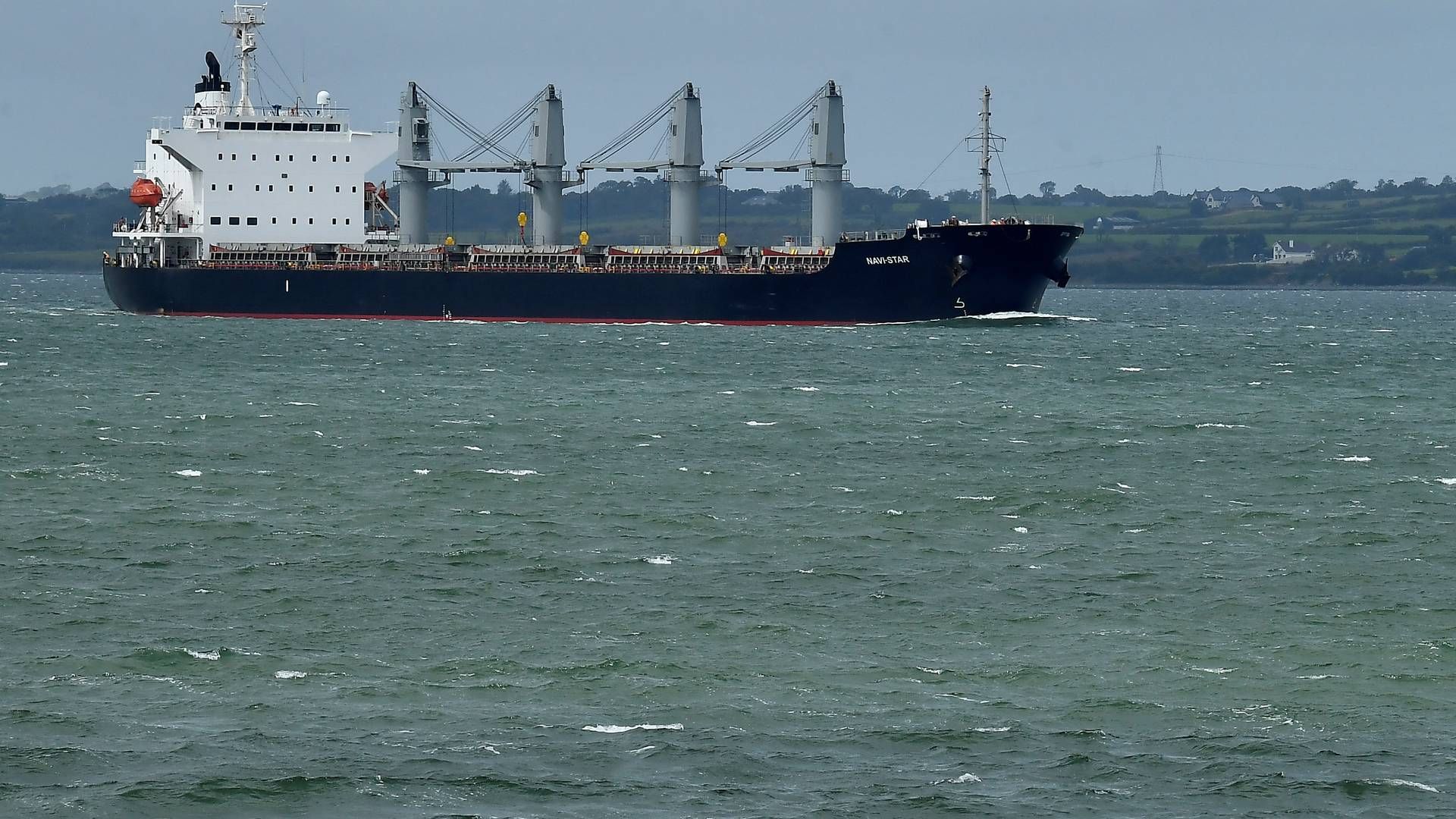 Nu er to handelsskibe sejlet i sikkerhed fra Ukraine på ny humanitær korridor. Skibet på billedet er ikke relateret. | Foto: Clodagh Kilcoyne/Reuters/Ritzau Scanpix