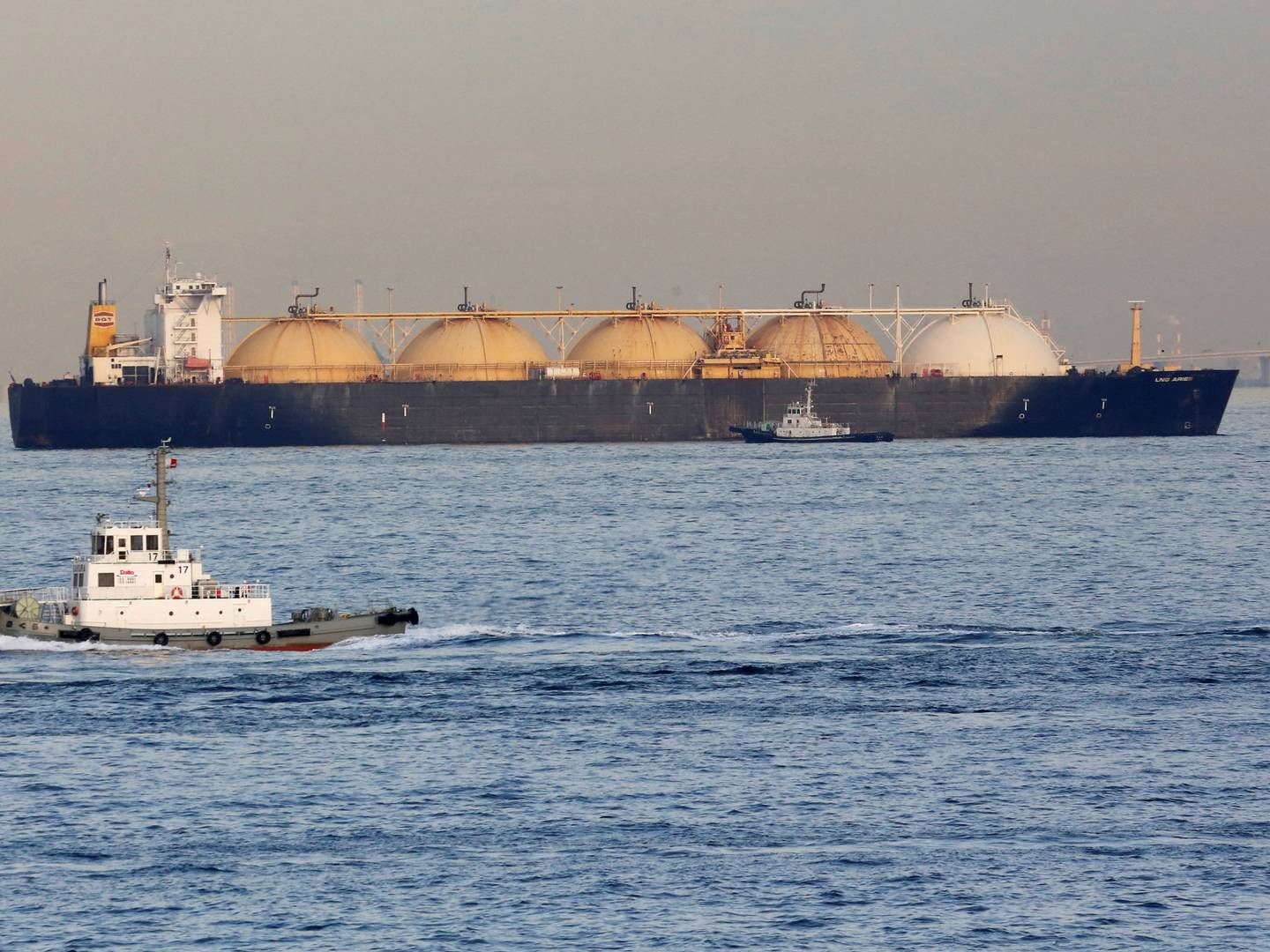 Medarbejderne energiselskabet Chevrons to store anlæg har varslet en aktion fra 7. september og en uge frem. | Foto: Yuriko Nakao/Reuters/Ritzau Scanpix