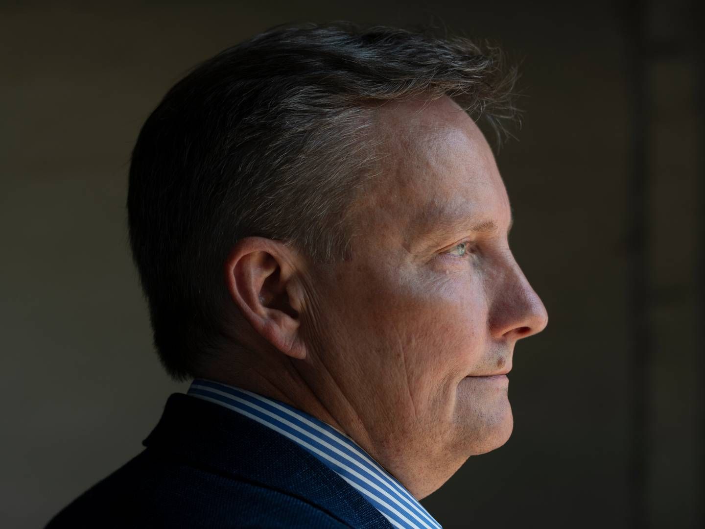 Lars Frank Jensen, adm. direktør i Kreditbanken, forventer at skulle ansætte flere til stabsfunktioner den kommende tid. | Foto: Joachim Ladefoged