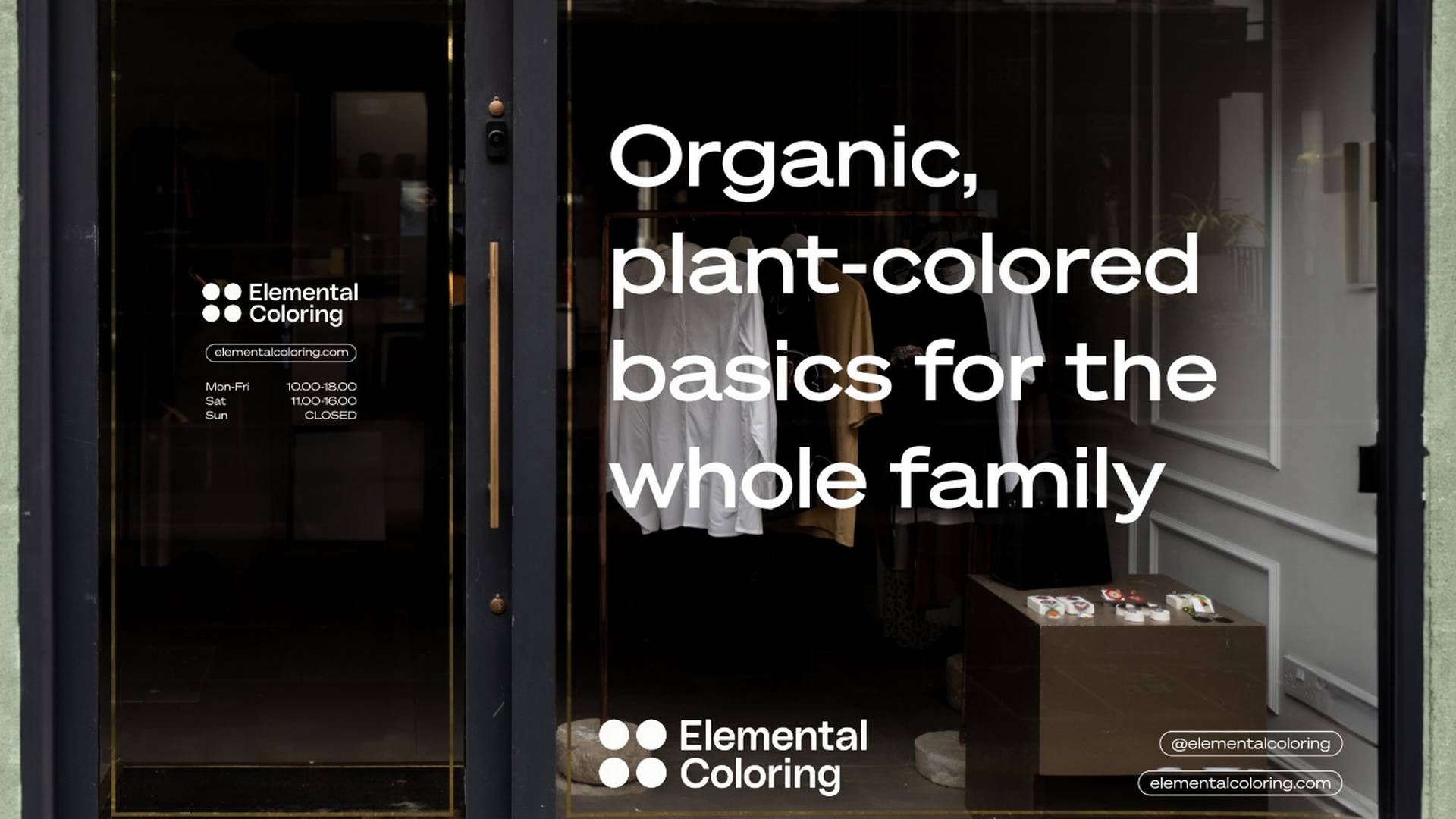 Elemental Coloring slår sig op på at producere tøj med naturlig farvning og lavt energi- og vandforbrug. | Foto: Elemental Coloring/pr