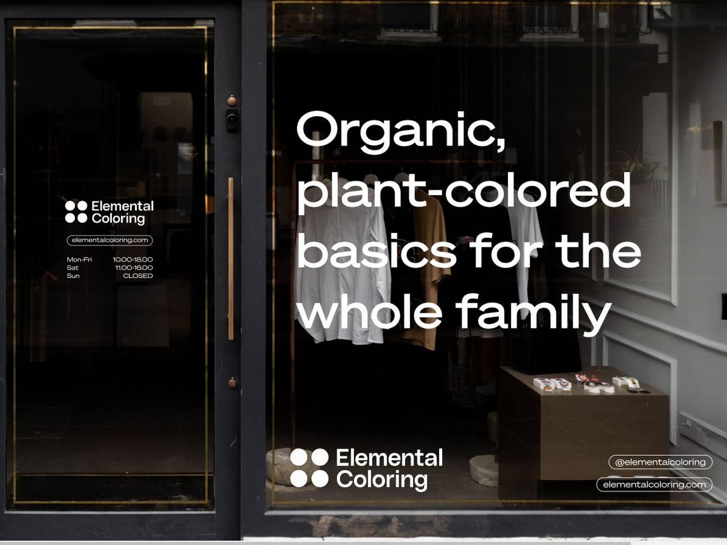 Elemental Coloring slår sig op på at producere tøj med naturlig farvning og lavt energi- og vandforbrug. | Foto: Elemental Coloring/pr