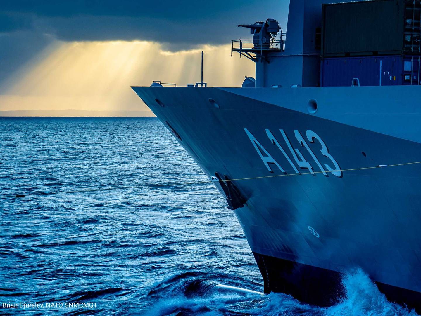 Den tyske flåde skal bruge Systematic-software om bord på deres skibe. | Foto: PR / Systematic