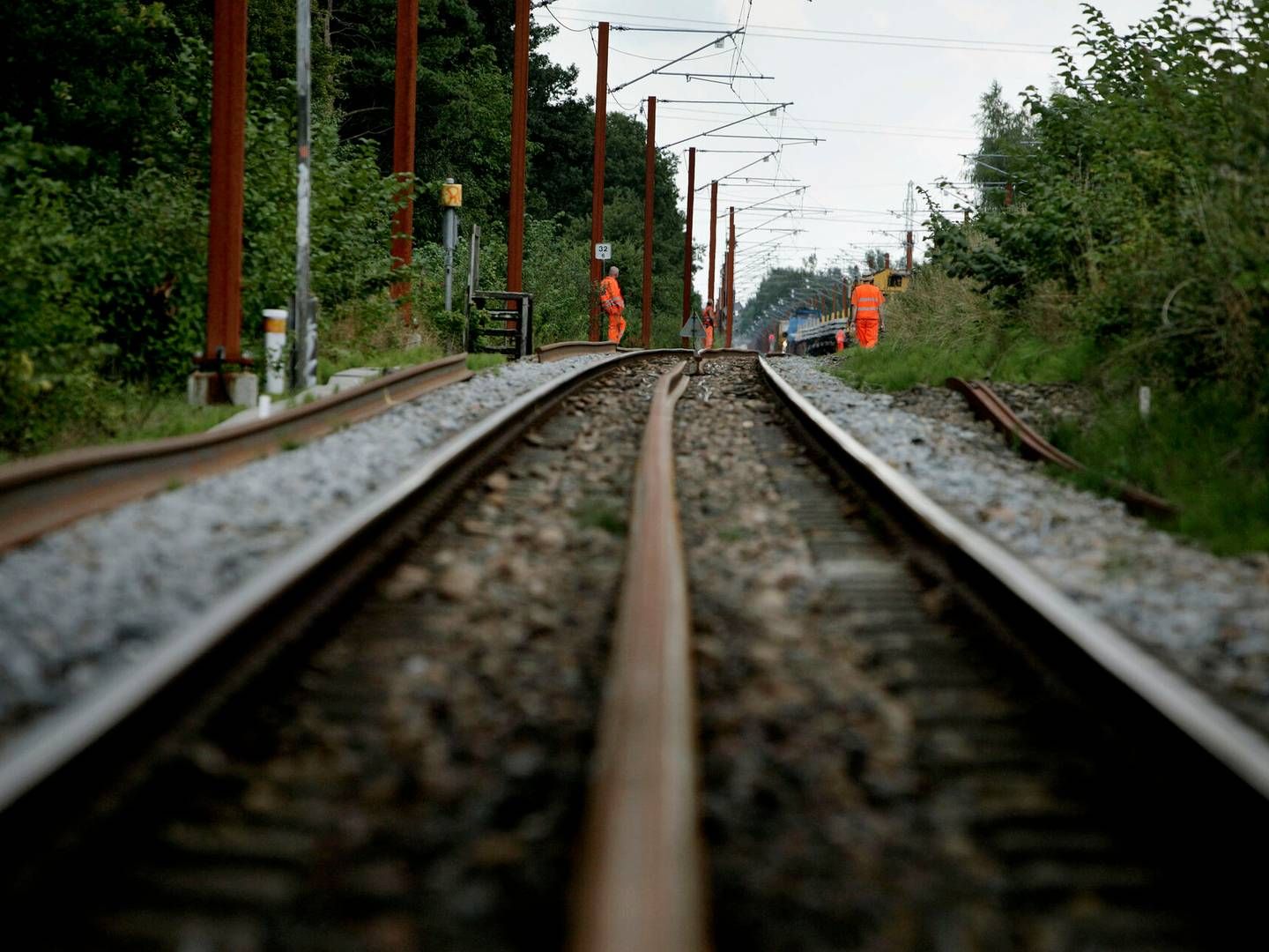 Høje Taastrup bliver fremover primær base for sporfornyelsesprojekter på store dele af Sjælland. | Foto: Martin Lehmann/Politiken/Ritzau Scanpix