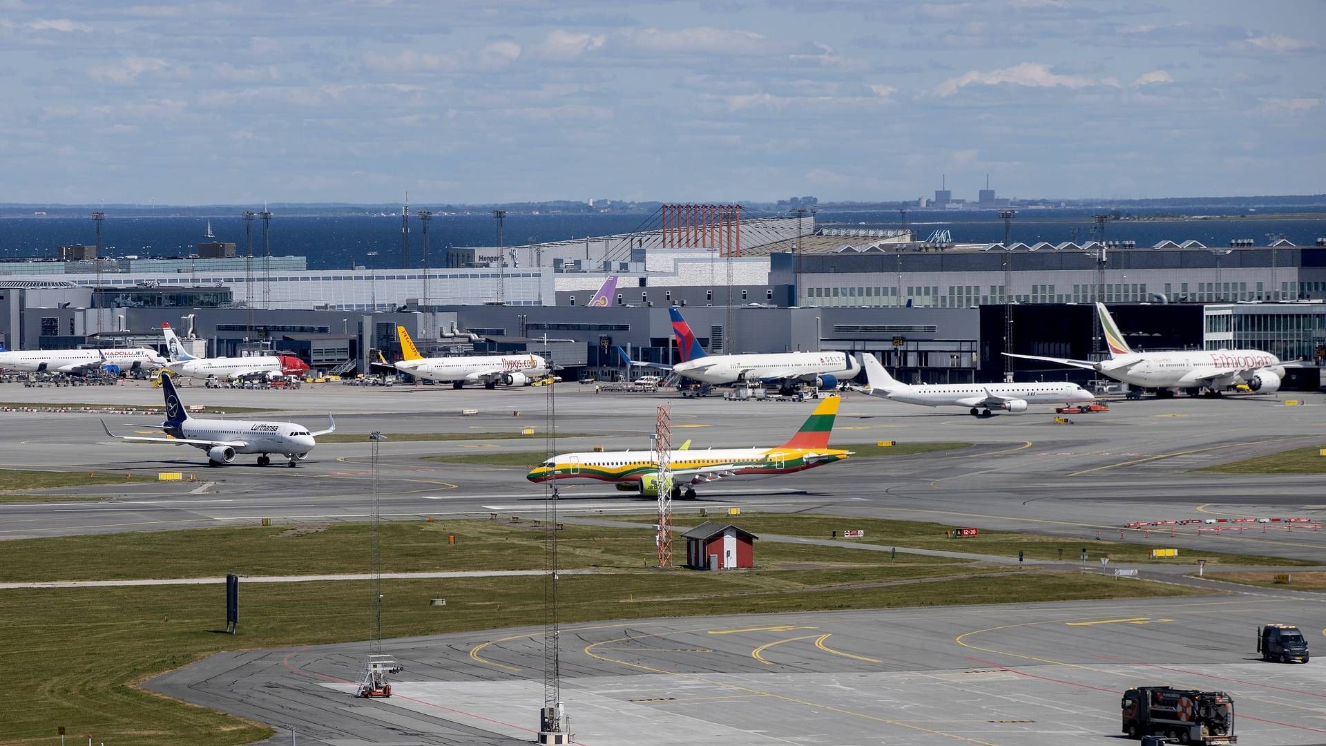 Københavns Lufthavn lagde onsdag hus til en debat om en passagerafgift på luftfart, som regeringen har ambitioner om at indføre. | Foto: Finn Frandsen/Ritzau Scanpix